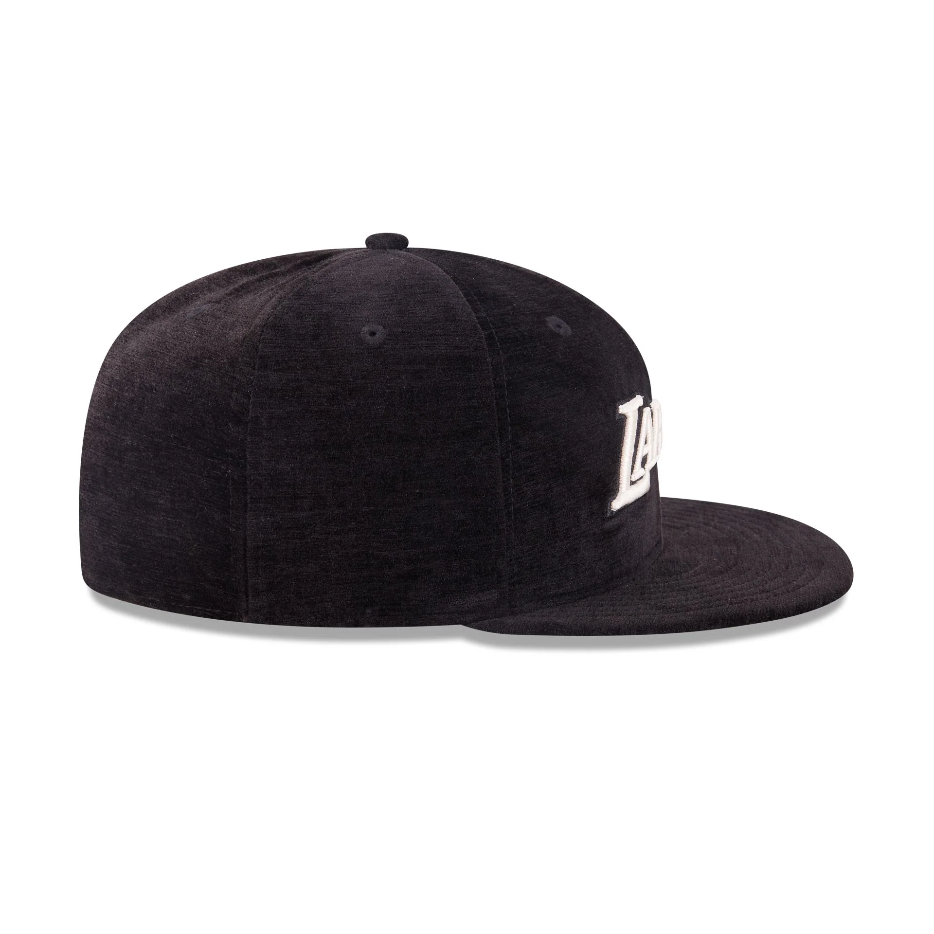 Los Angeles Lakers Black Velvet 59FIFTY Fitted Hat