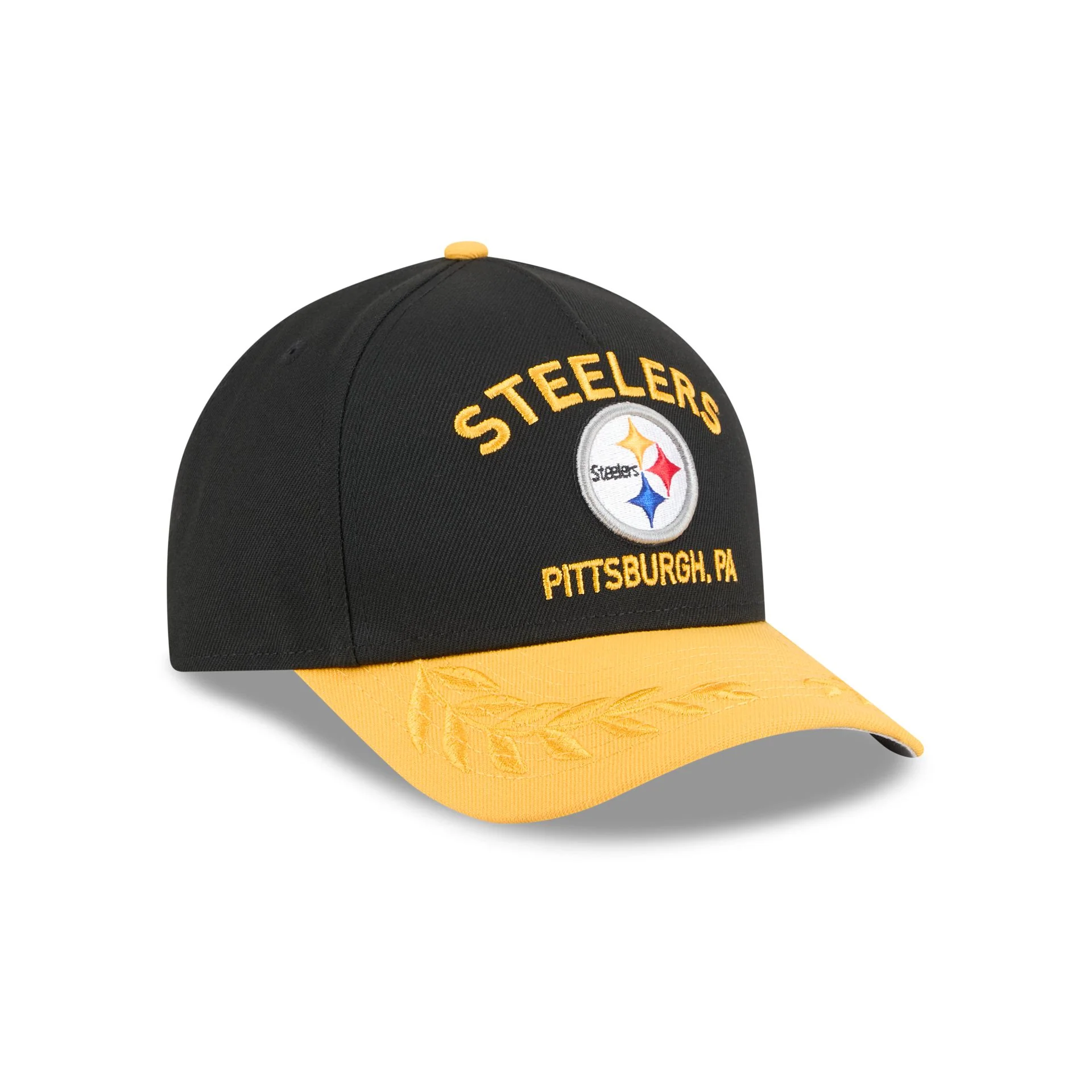 Pittsburgh Steelers 2025 Draft 9FORTY M-Crown A-Frame Snapback Hat