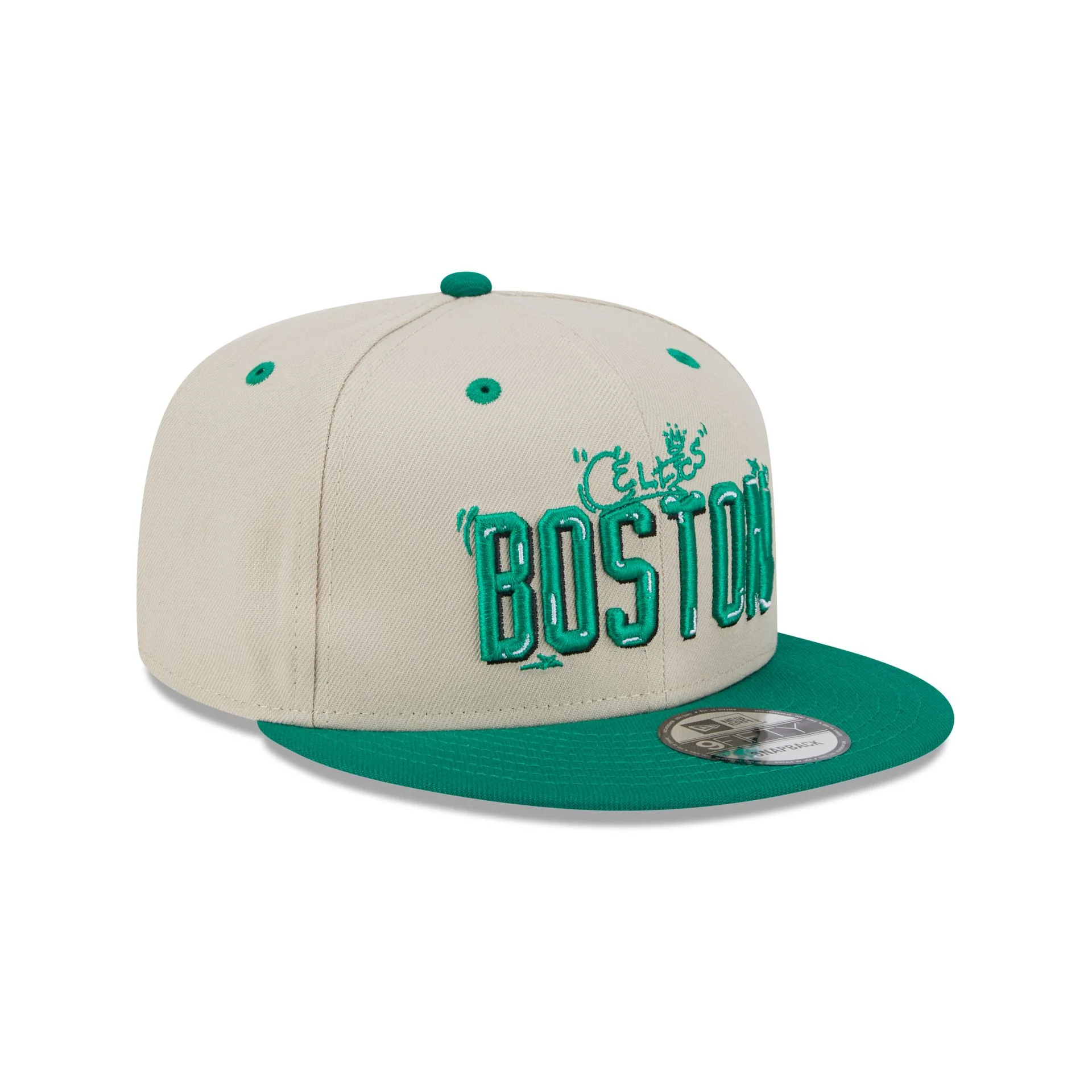 Boston Celtics Team Art 9FIFTY Snapback Hat