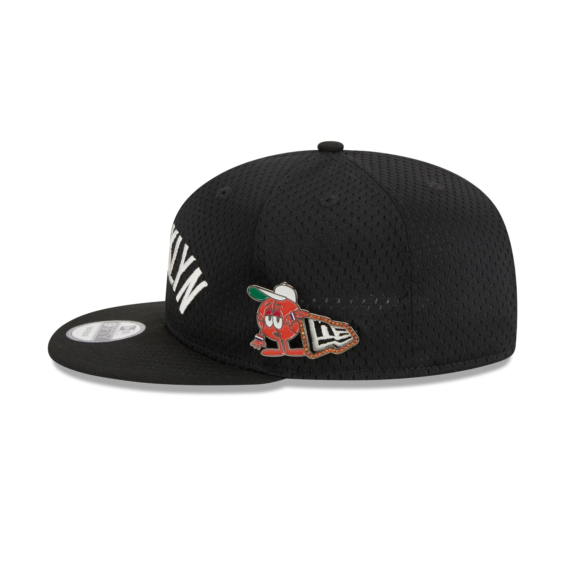 Brooklyn Nets Post-Up Pin 9FIFTY Snapback Hat