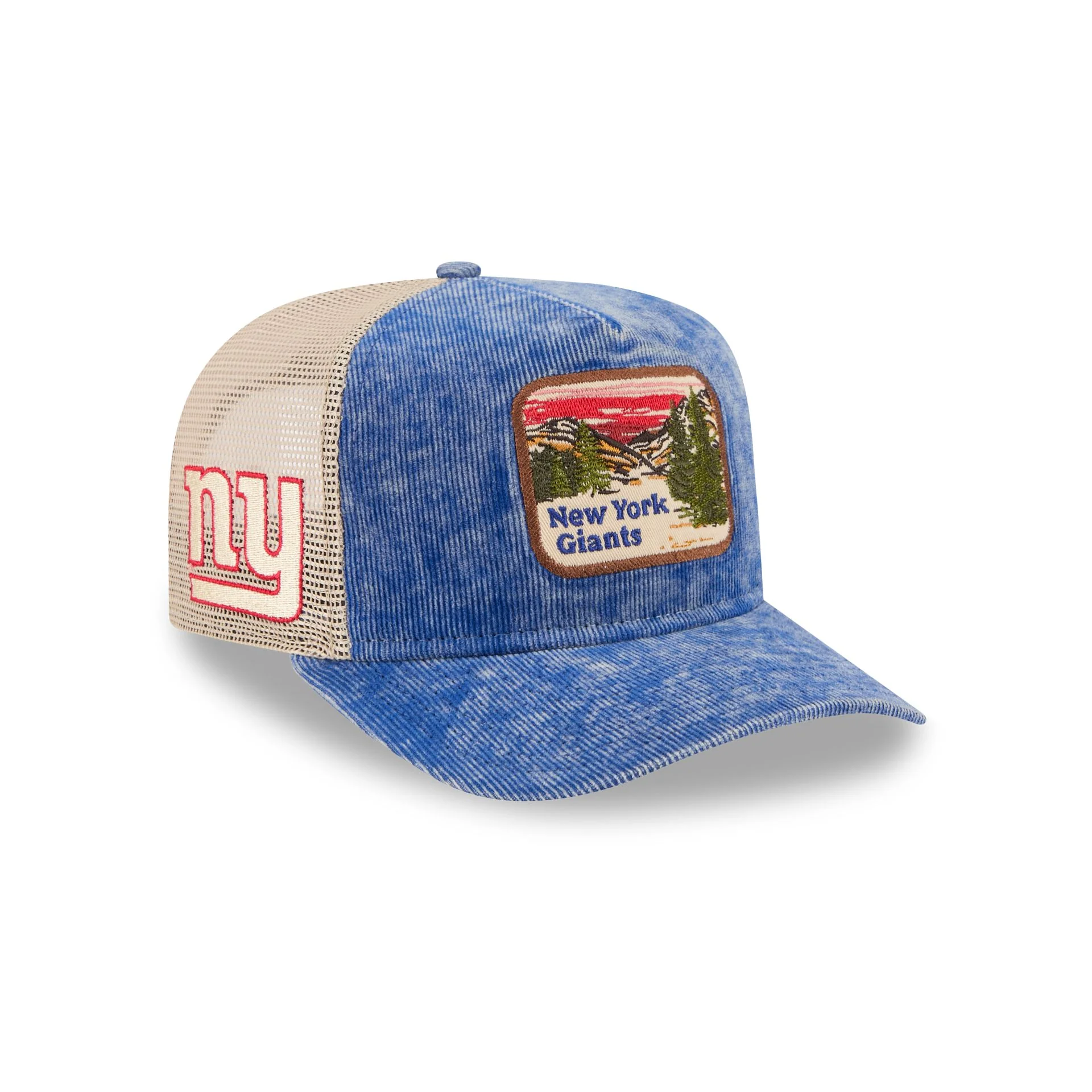 New York Giants Vintage Landscape 9FIFTY A-Frame Trucker Hat