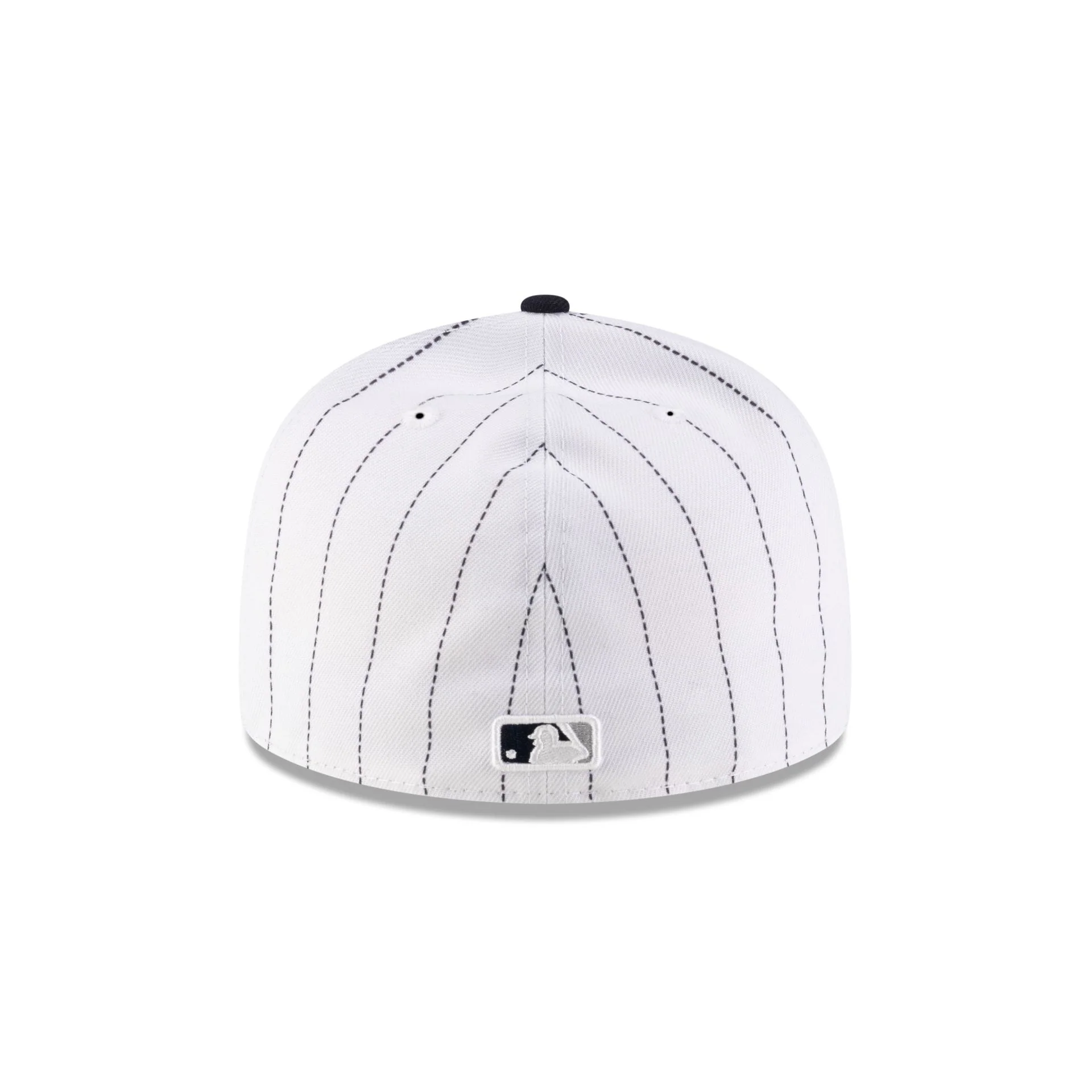 Just Caps League Sidepatch Pinstripe New York Yankees 59FIFTY A-Frame Fitted Hat