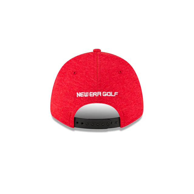 New Era Golf Red 9FORTY Stretch-Snap Hat