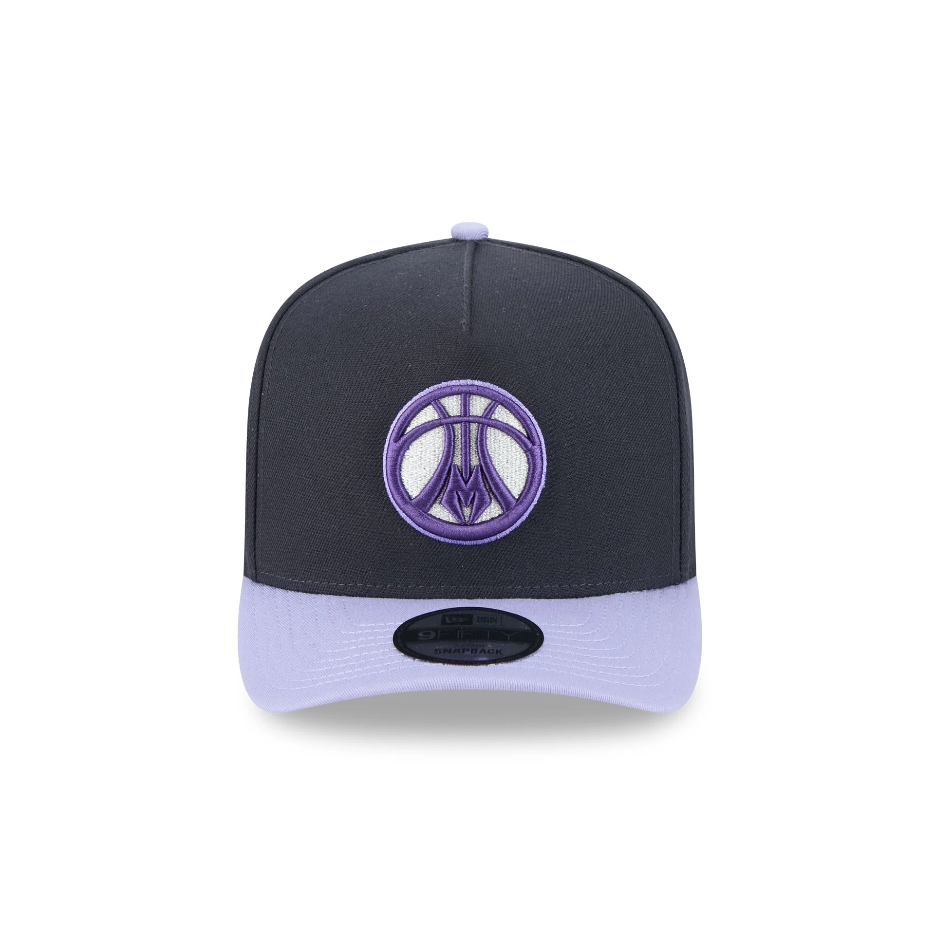 Milwaukee Bucks Navy Lavender 9FIFTY A-Frame Snapback Hat