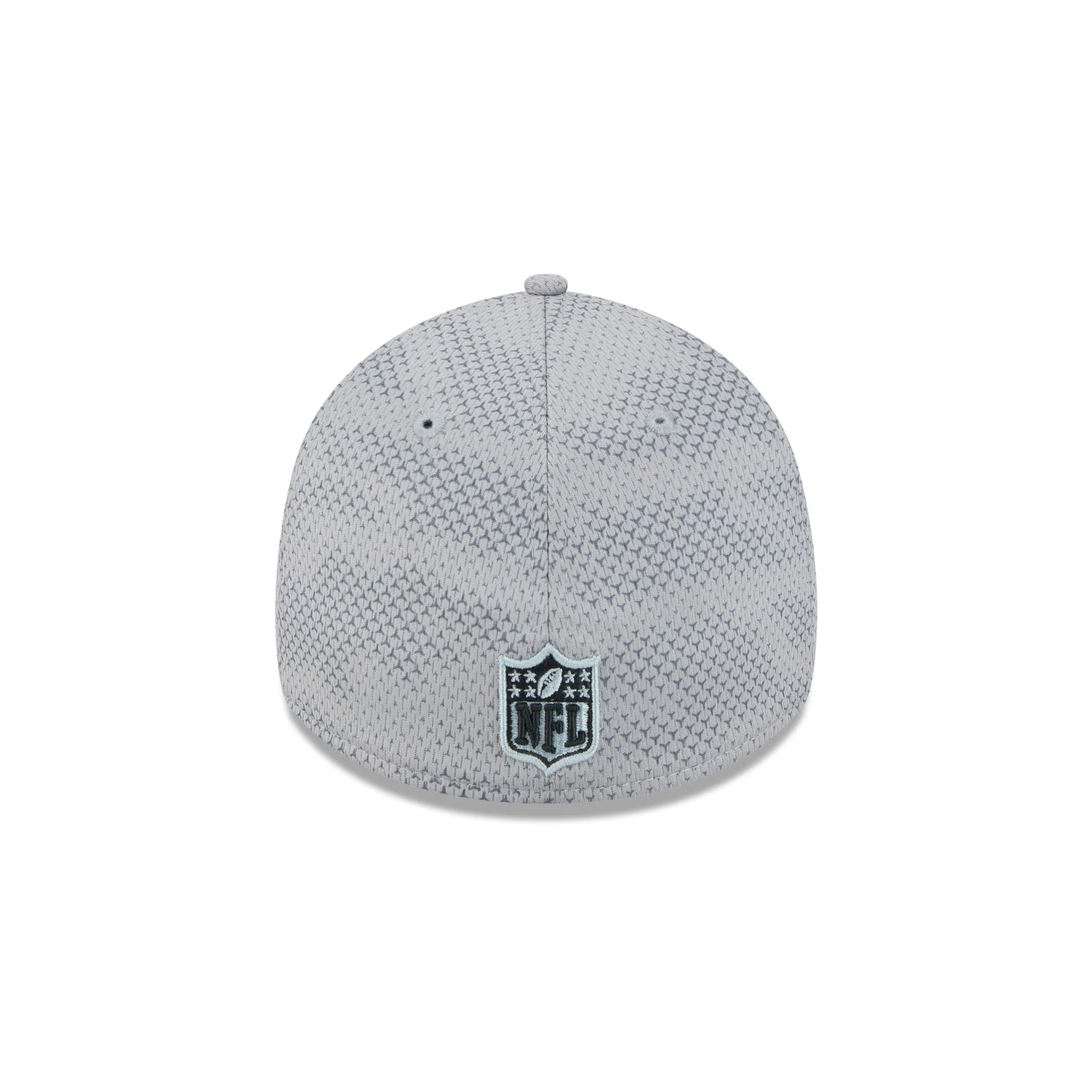 Las Vegas Raiders 2024 Sideline Gray 39THIRTY Stretch Fit Hat