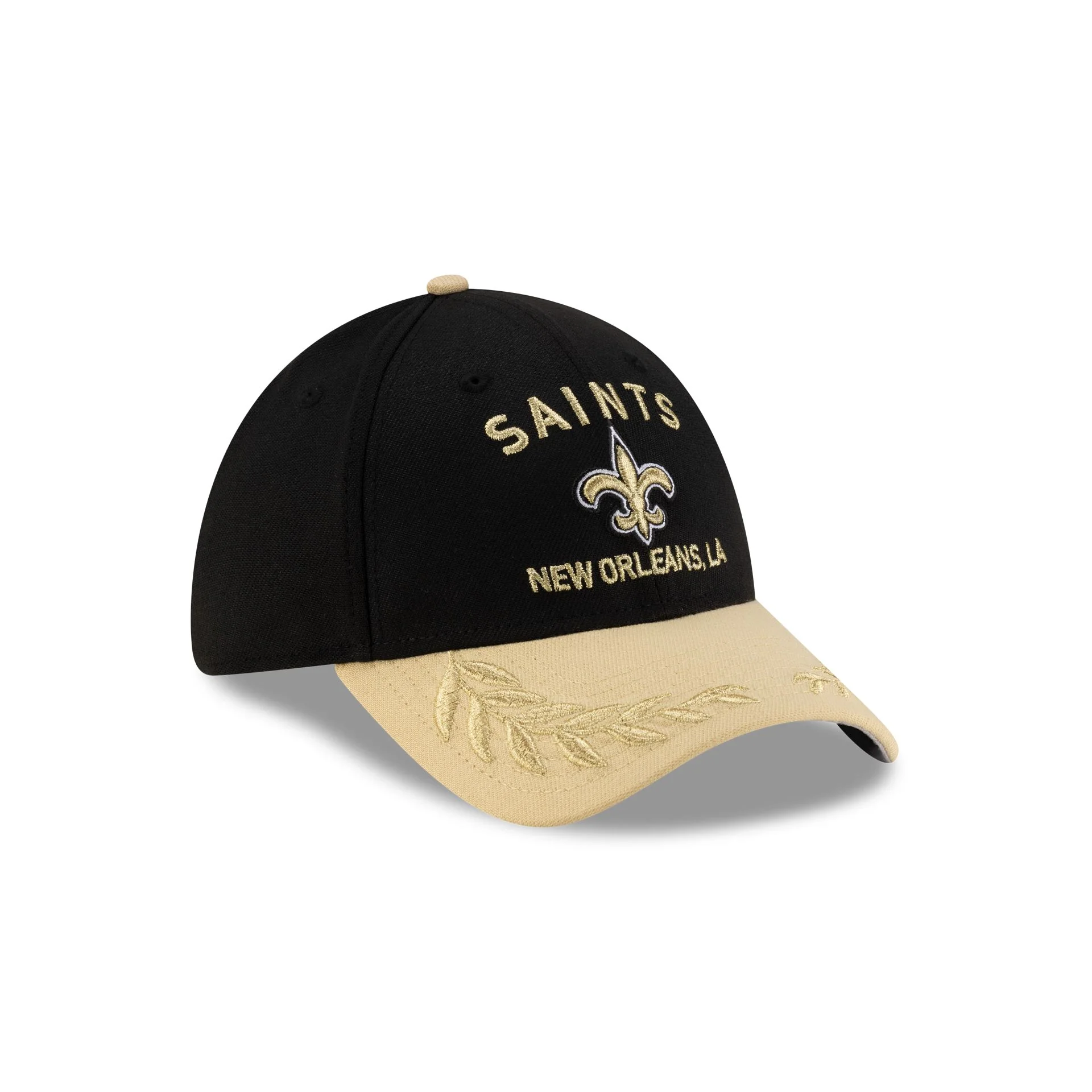 New Orleans Saints 2025 Draft 39THIRTY Stretch Fit Hat
