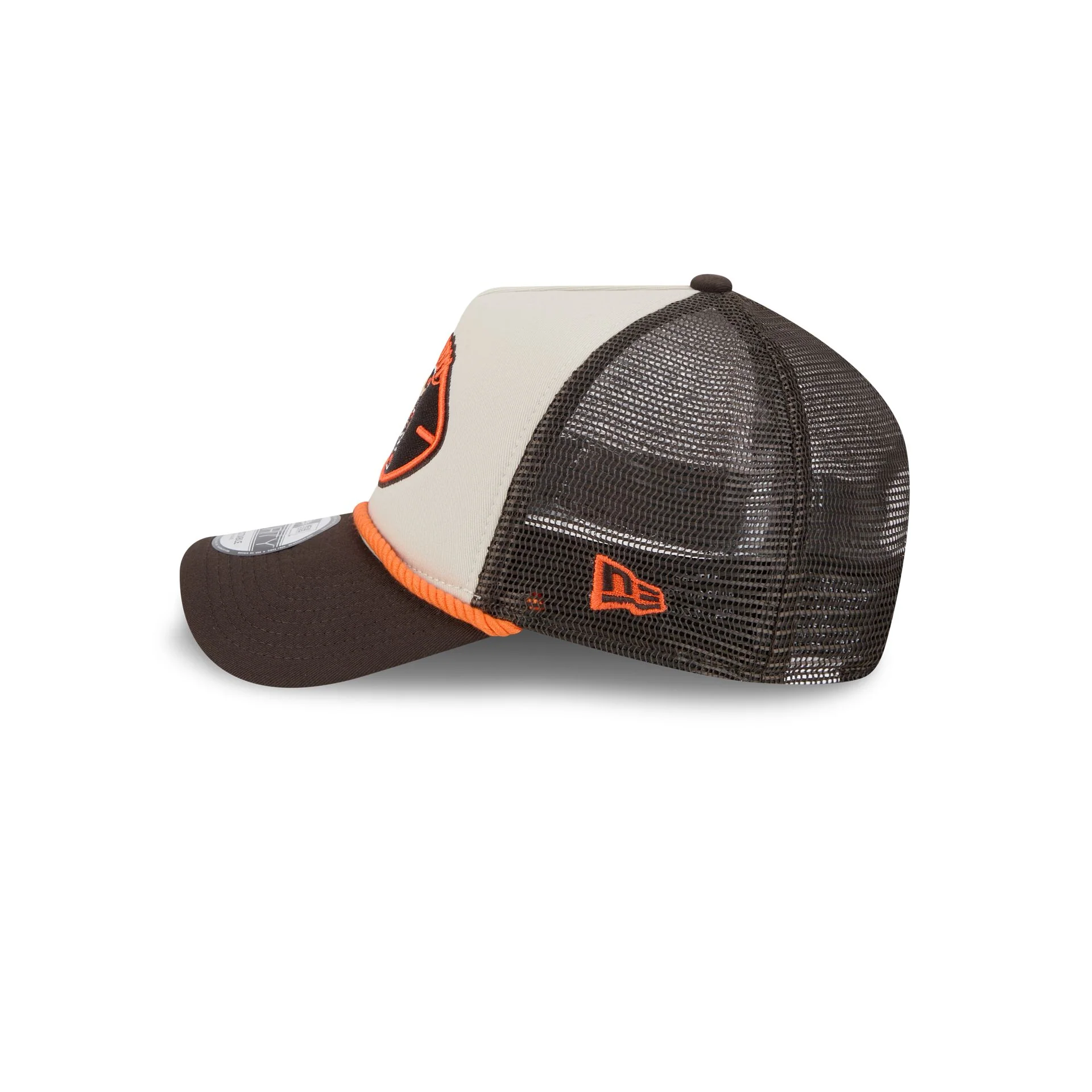 Cleveland Browns 2024 Historic Sideline 9FORTY A-Frame Snapback Hat