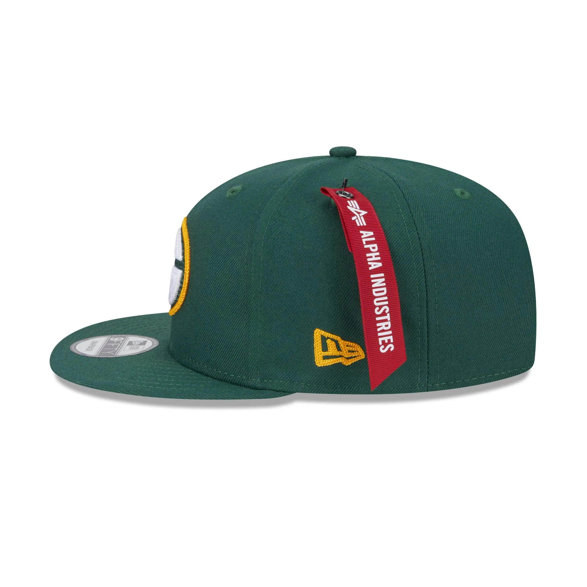 Alpha Industries x Green Bay Packers Green 9FIFTY Snapback Hat