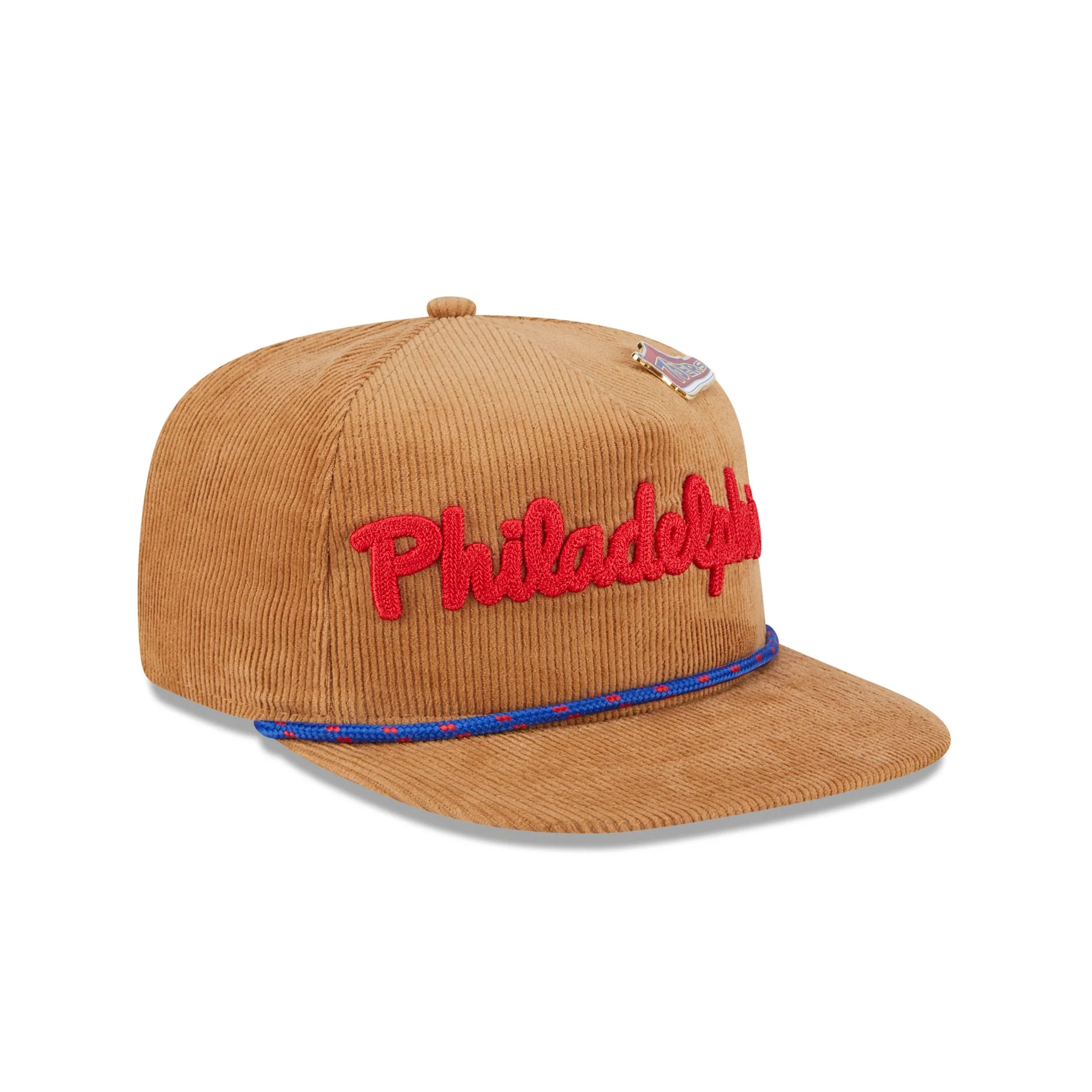 Philadelphia 76ers 2025 All-Star Game Fan Pack Corduroy Golfer Hat