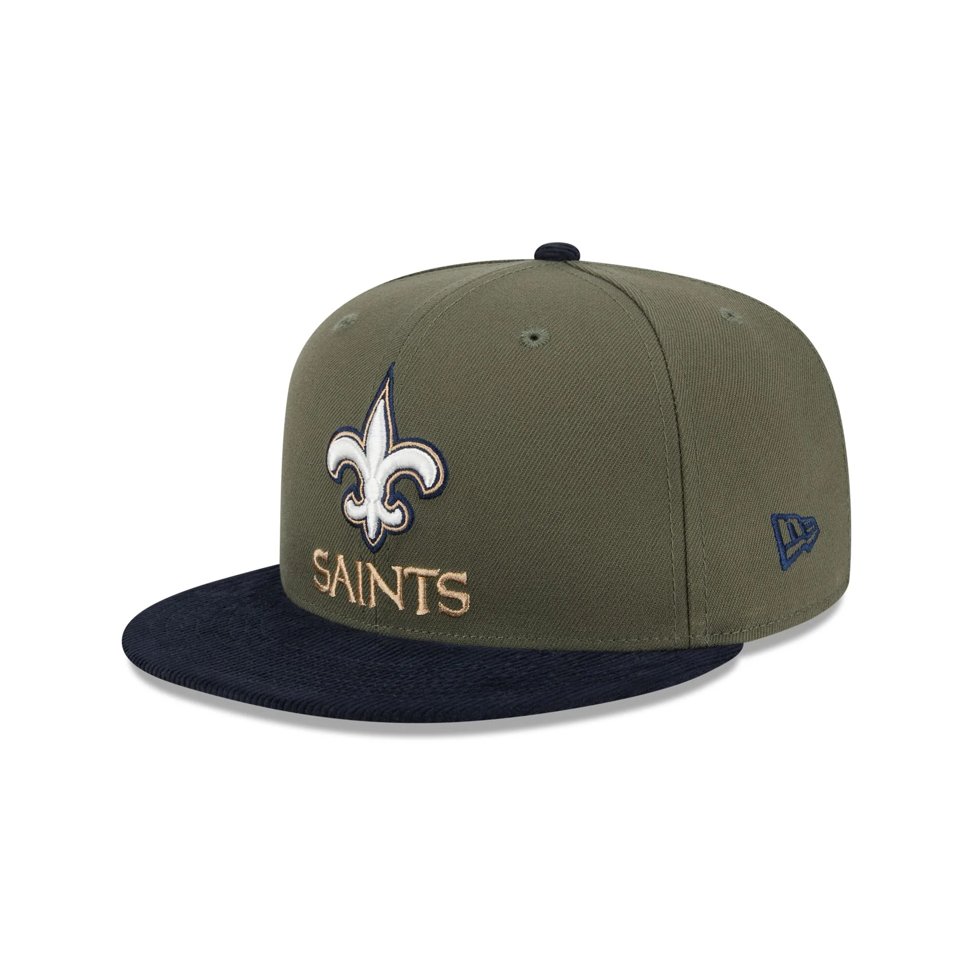 New Orleans Saints Olive Green 59FIFTY Fitted Hat