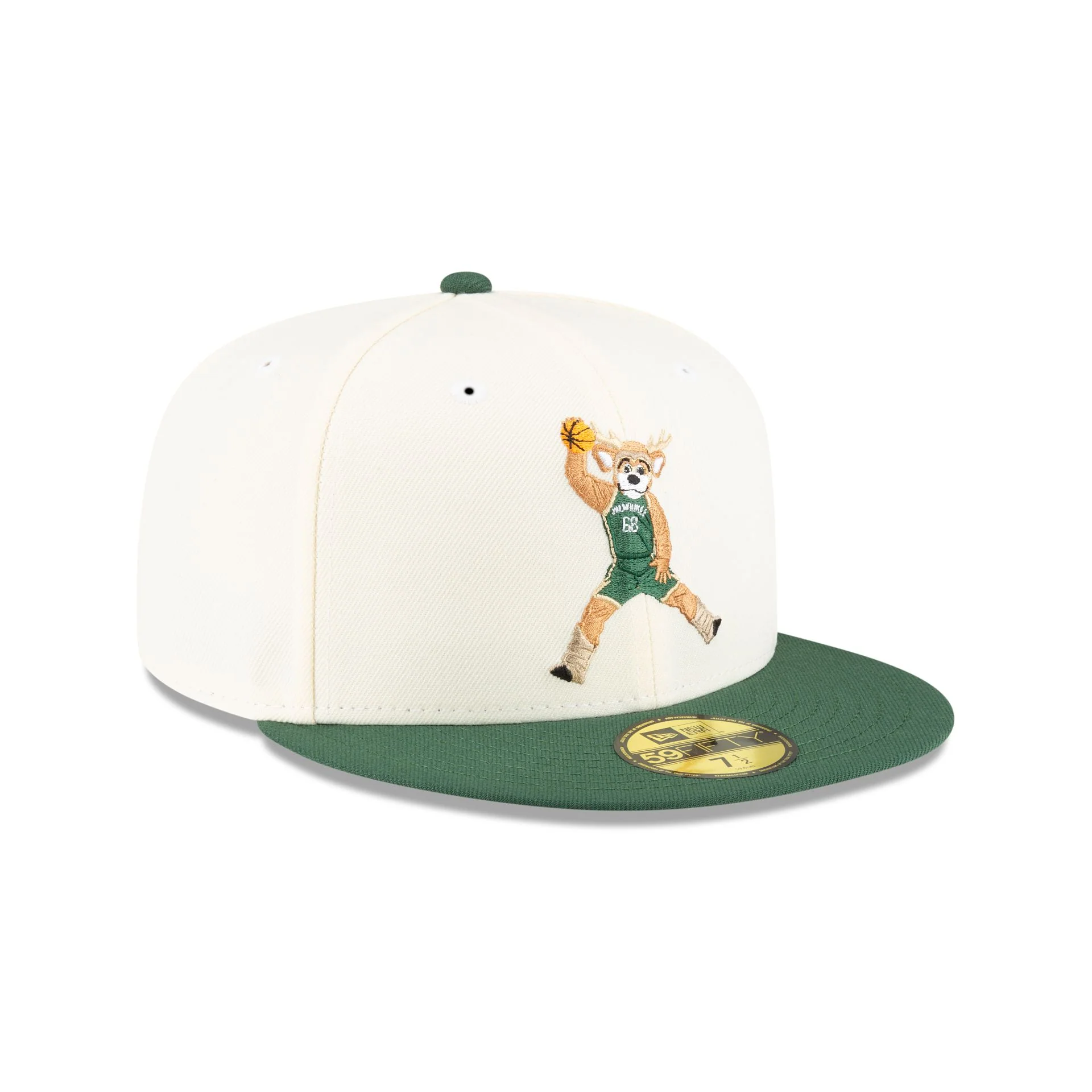 Milwaukee Bucks Mascot 59FIFTY Fitted Hat