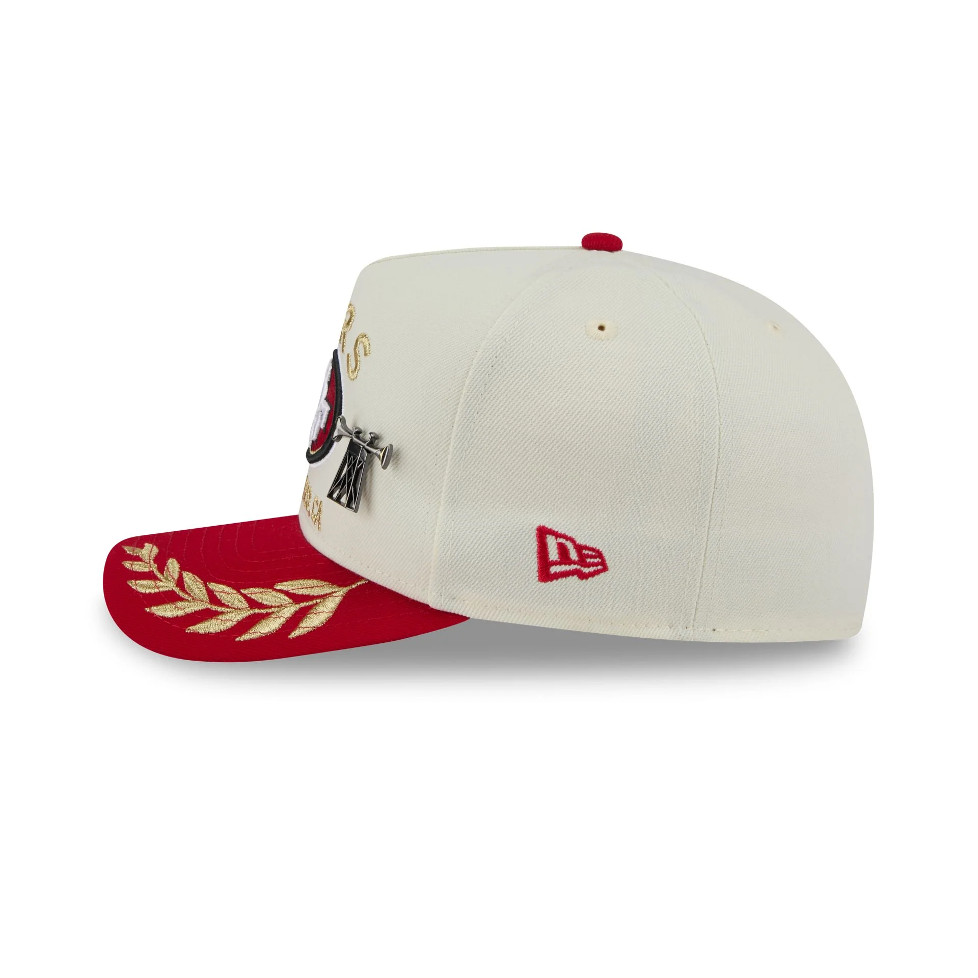 San Francisco 49ers 2025 Draft Chrome White 59FIFTY A-Frame Fitted Hat