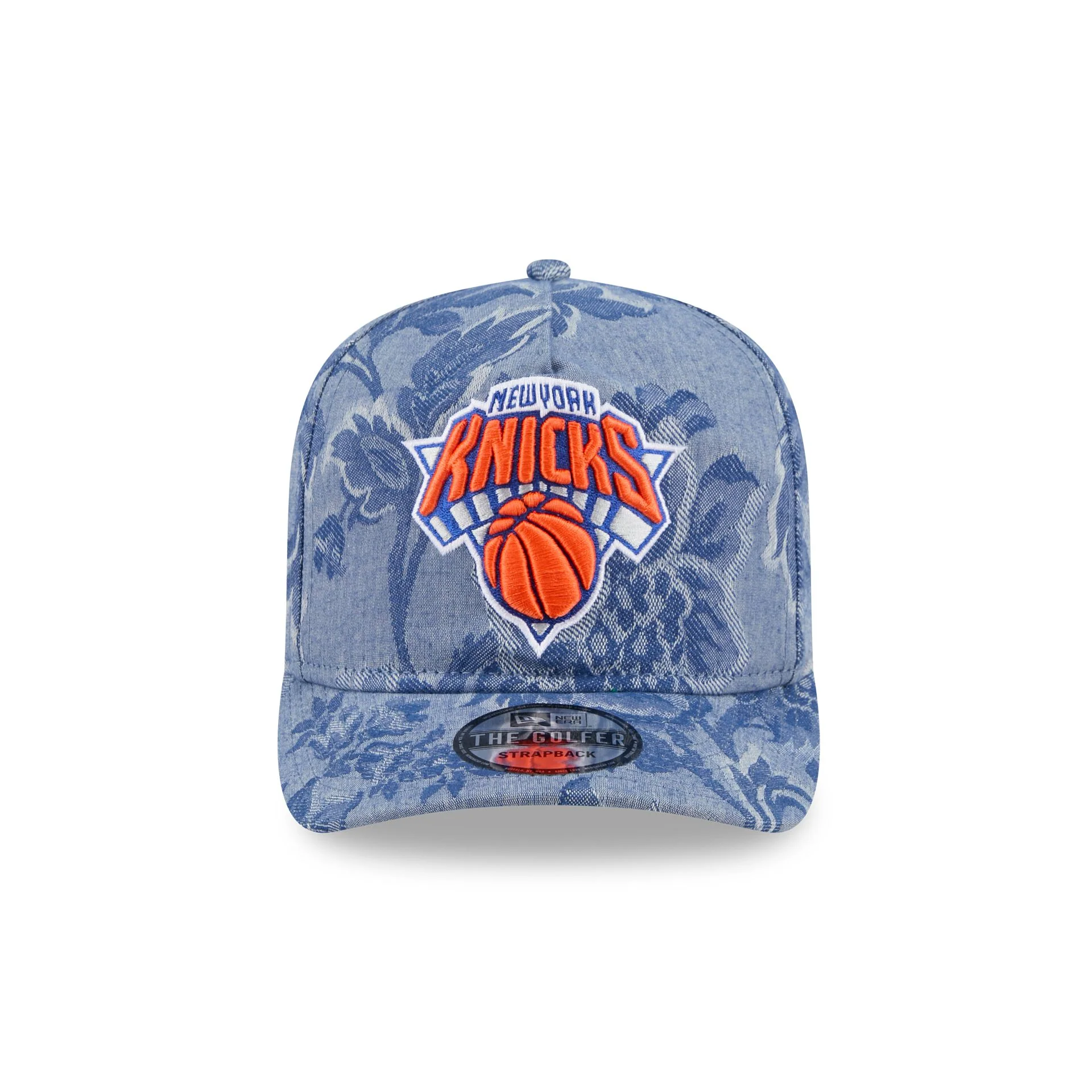 New York Knicks Denim Jacquard Golfer Hat