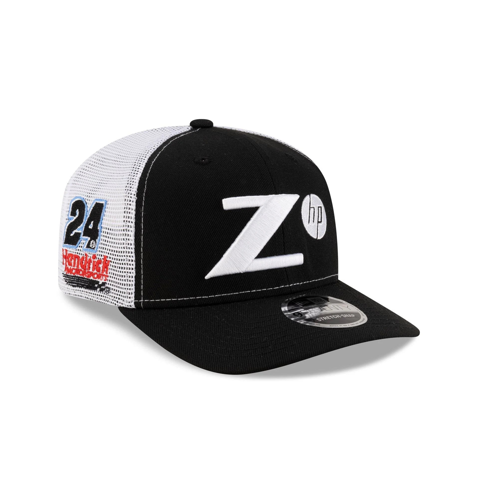 Hendrick Motorsports William Byron Z HP Partner 9SEVENTY Stretch-Snap Trucker Hat