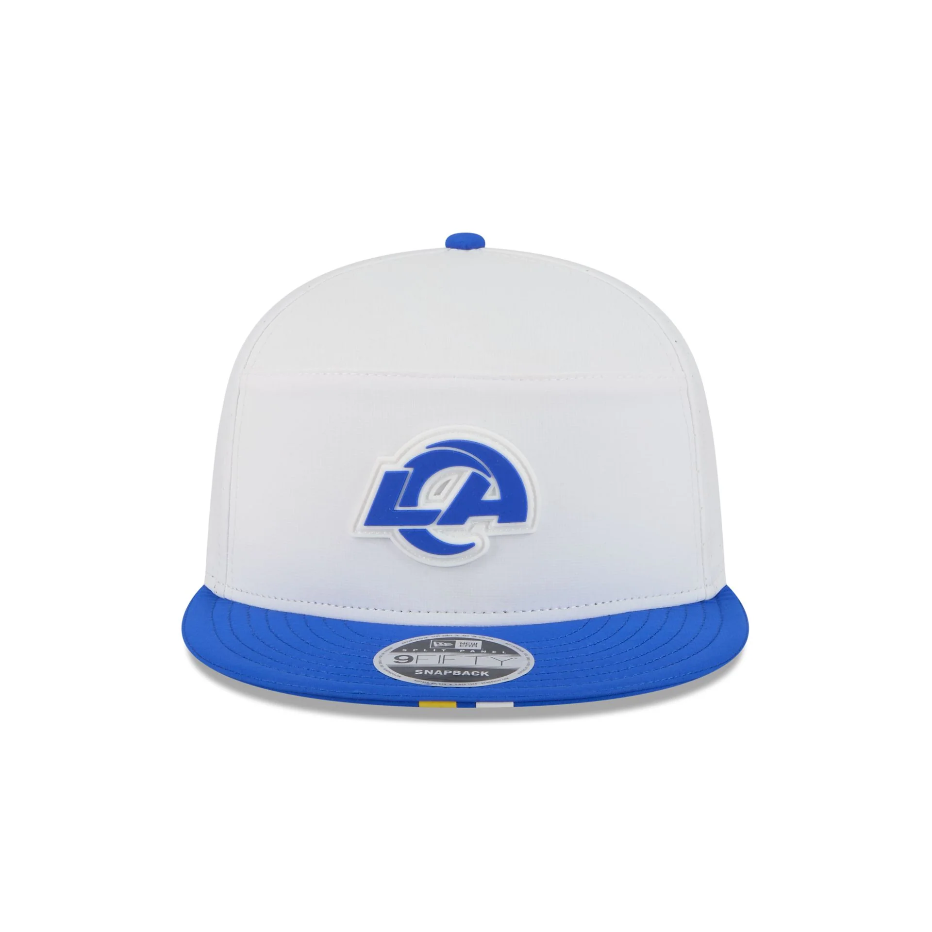 Los Angeles Rams 2025 Training Split Panel 9FIFTY Snapback Hat