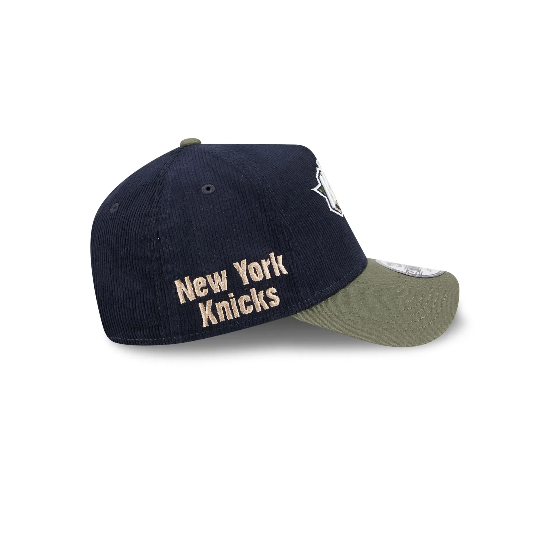 New York Knicks Navy 9FORTY A-Frame Snapback Hat
