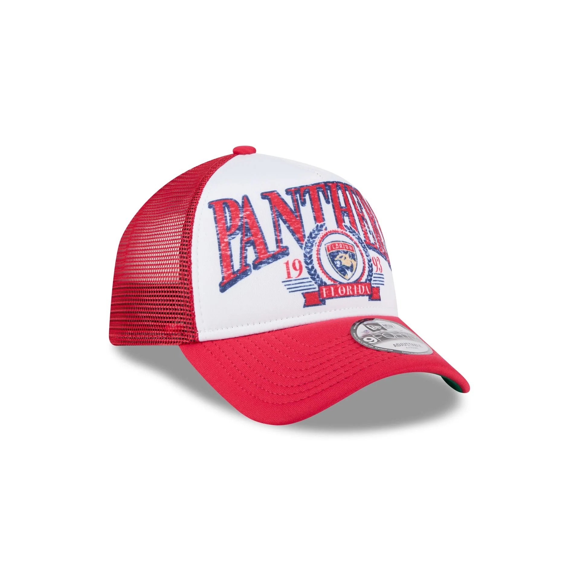 Florida Panthers Distressed 9FORTY A-Frame Trucker Hat