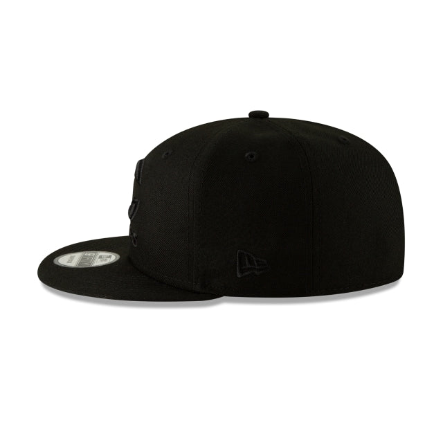 Chicago Bears Basic Black On Black 9FIFTY Snapback Hat