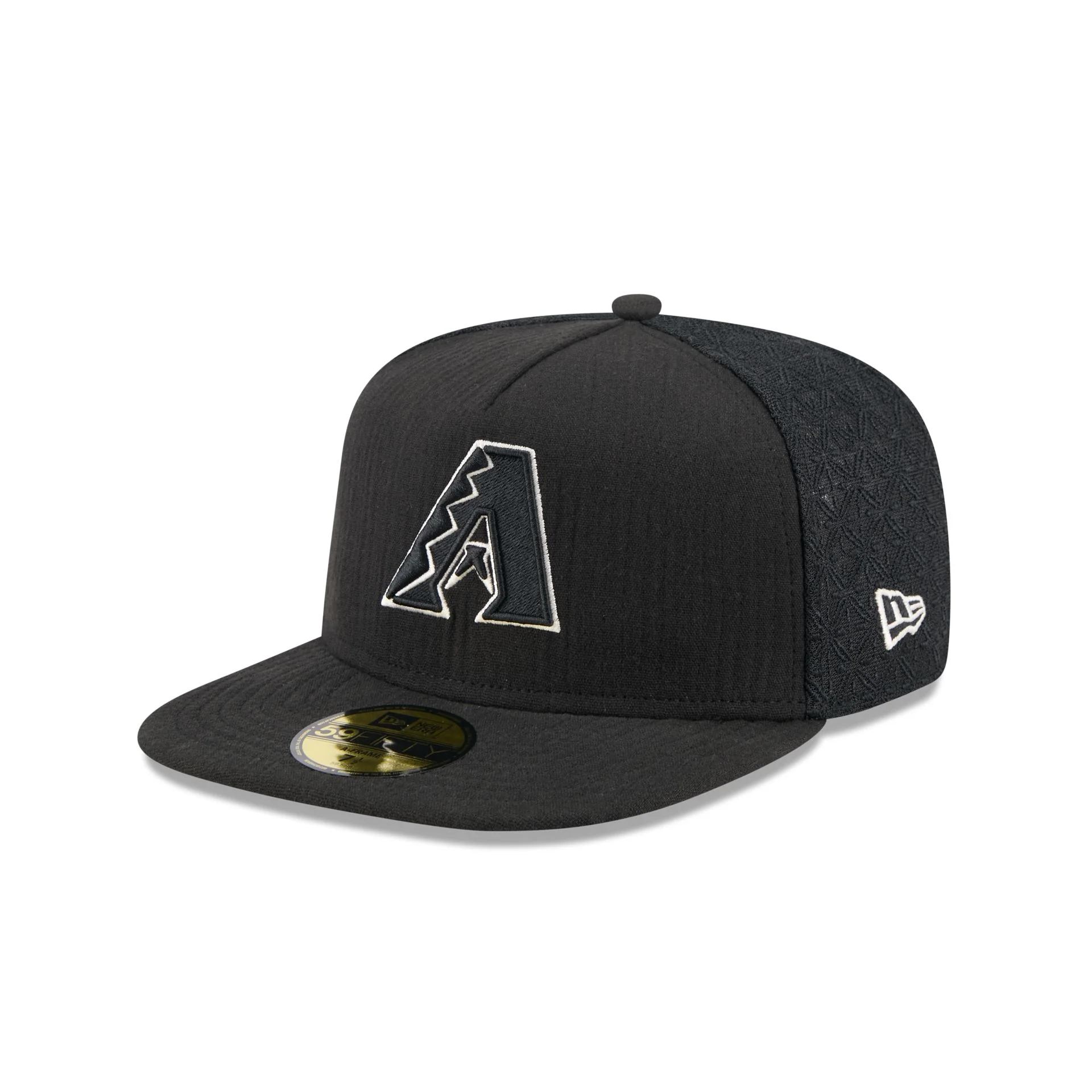 Arizona Diamondbacks Black Mesh 59FIFTY A-Frame Fitted Hat