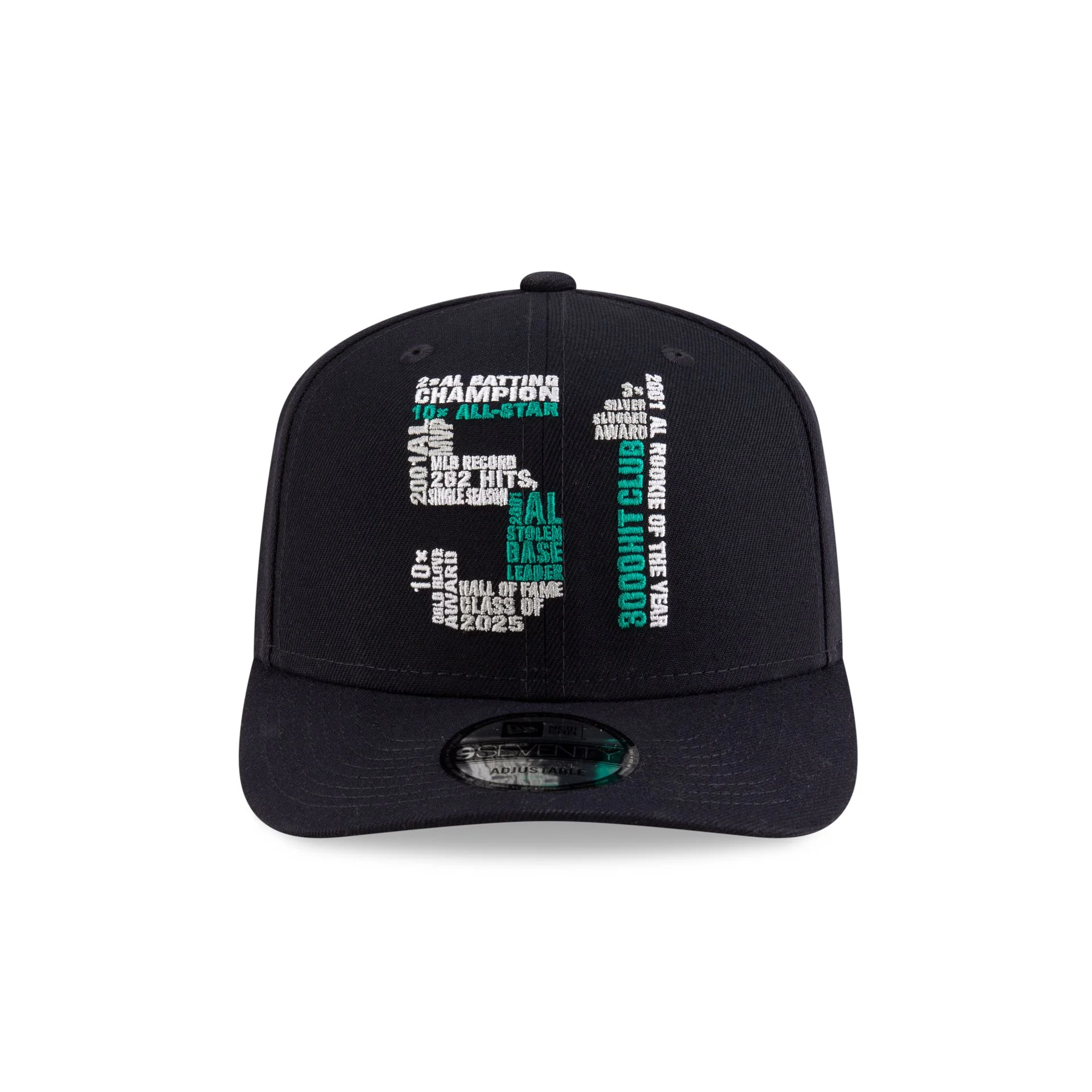 Seattle Mariners Hall of Fame 2025 Ichiro Suzuki 9SEVENTY Stretch-Snap Hat