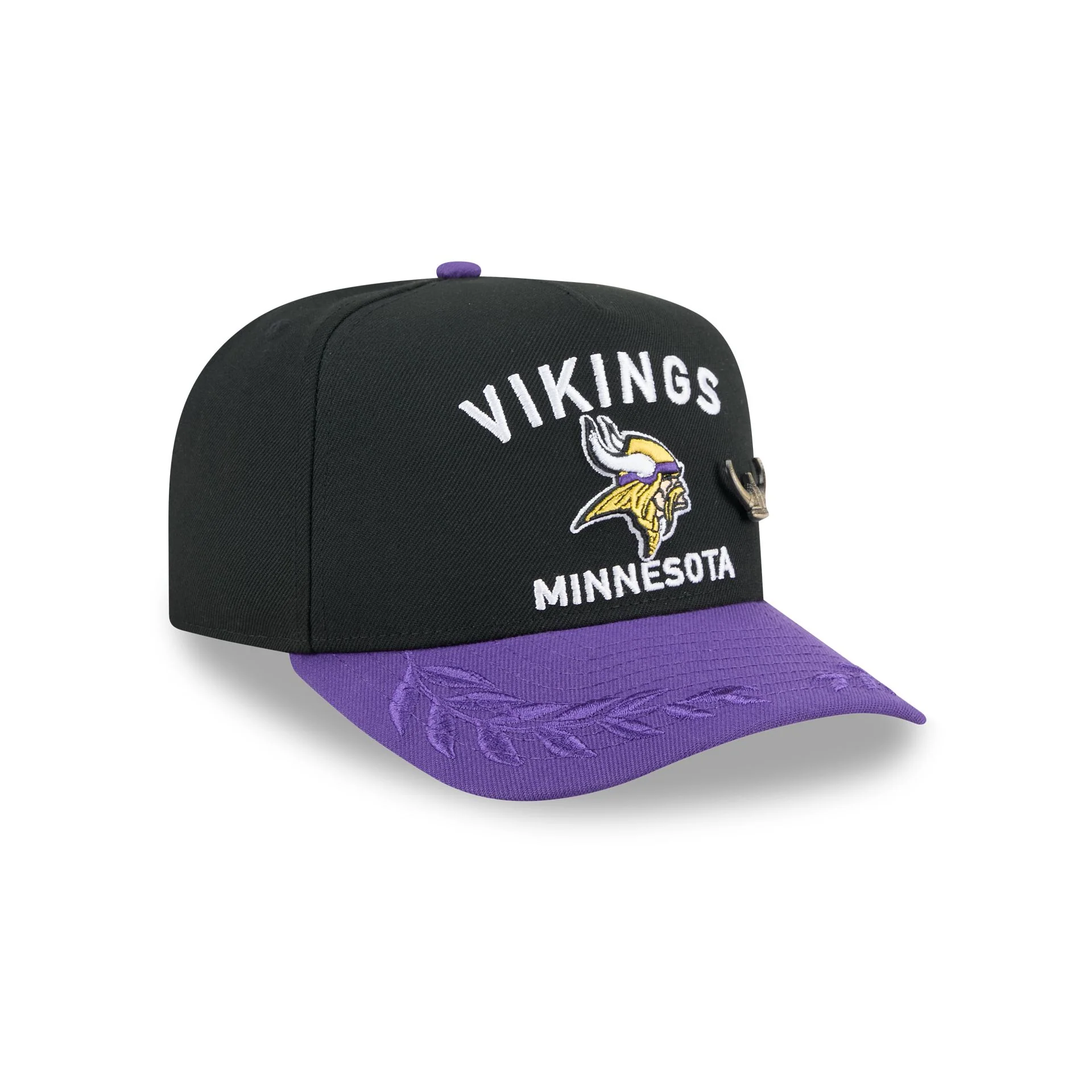Minnesota Vikings 2025 Draft Black 59FIFTY A-Frame Fitted Hat