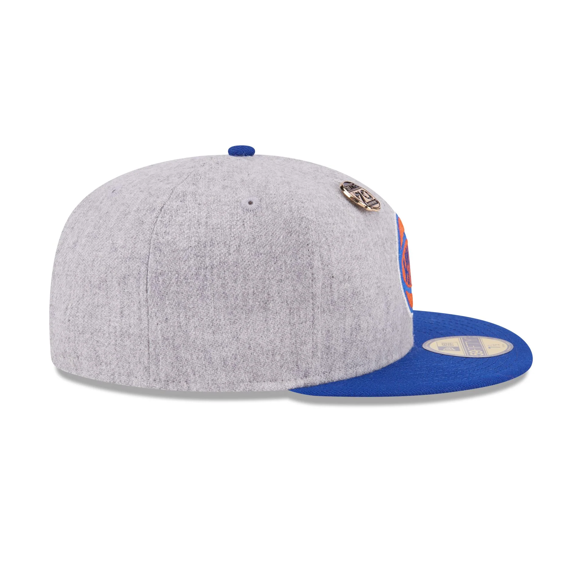 New York Knicks 70th Anniversary Gray 59FIFTY Fitted Hat