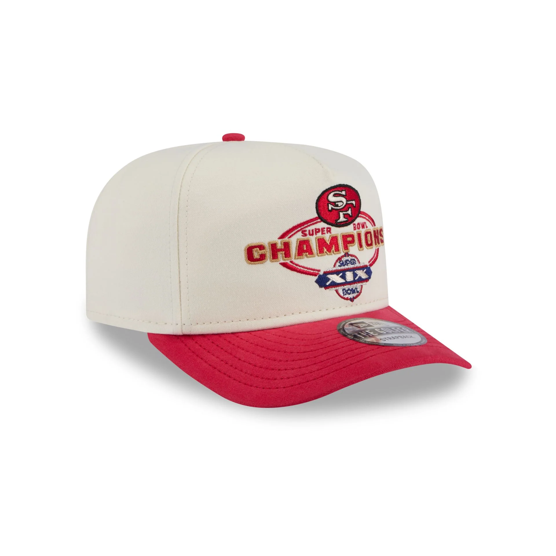San Francisco 49ers Chrome White Champions Golfer Hat