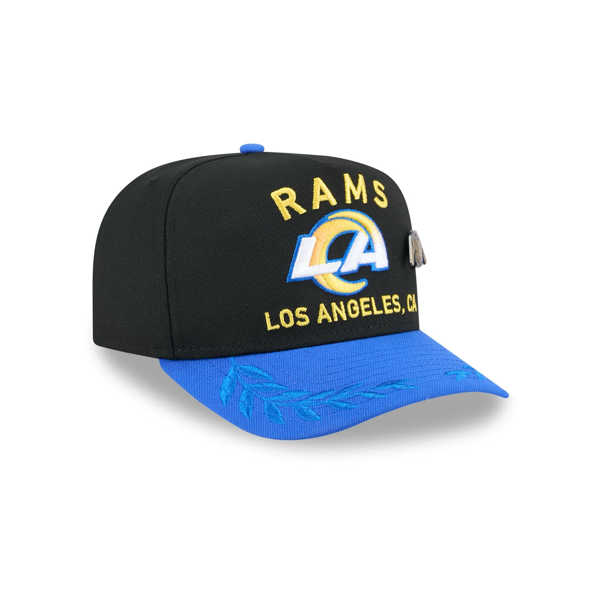 Los Angeles Rams 2025 Draft Black 59FIFTY A-Frame Fitted Hat