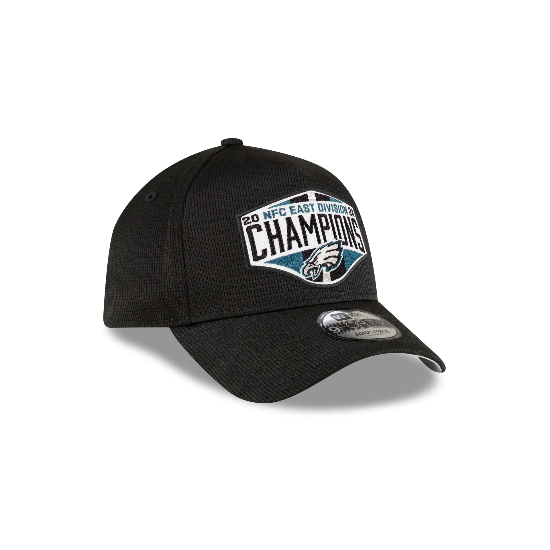 Philadelphia Eagles 2024 Division Champion Locker Room 9FORTY A-Frame Snapback Hat