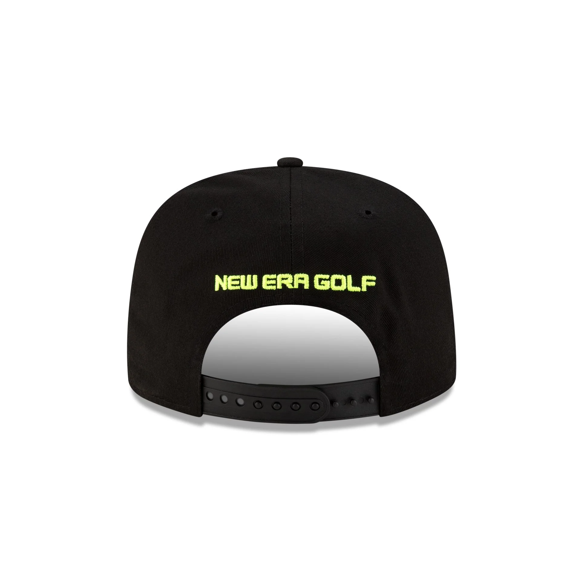 New Era Golf Black Logo Golfer Hat