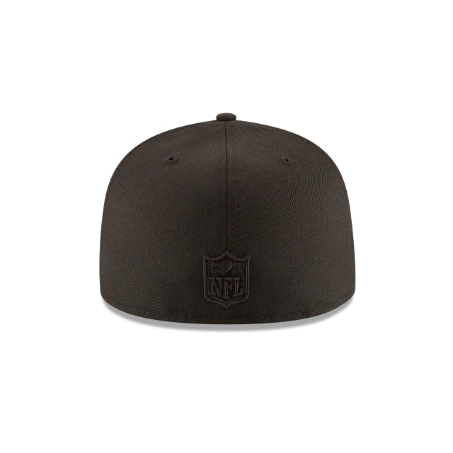 Kansas City Chiefs Black On Black 59FIFTY Fitted Hat