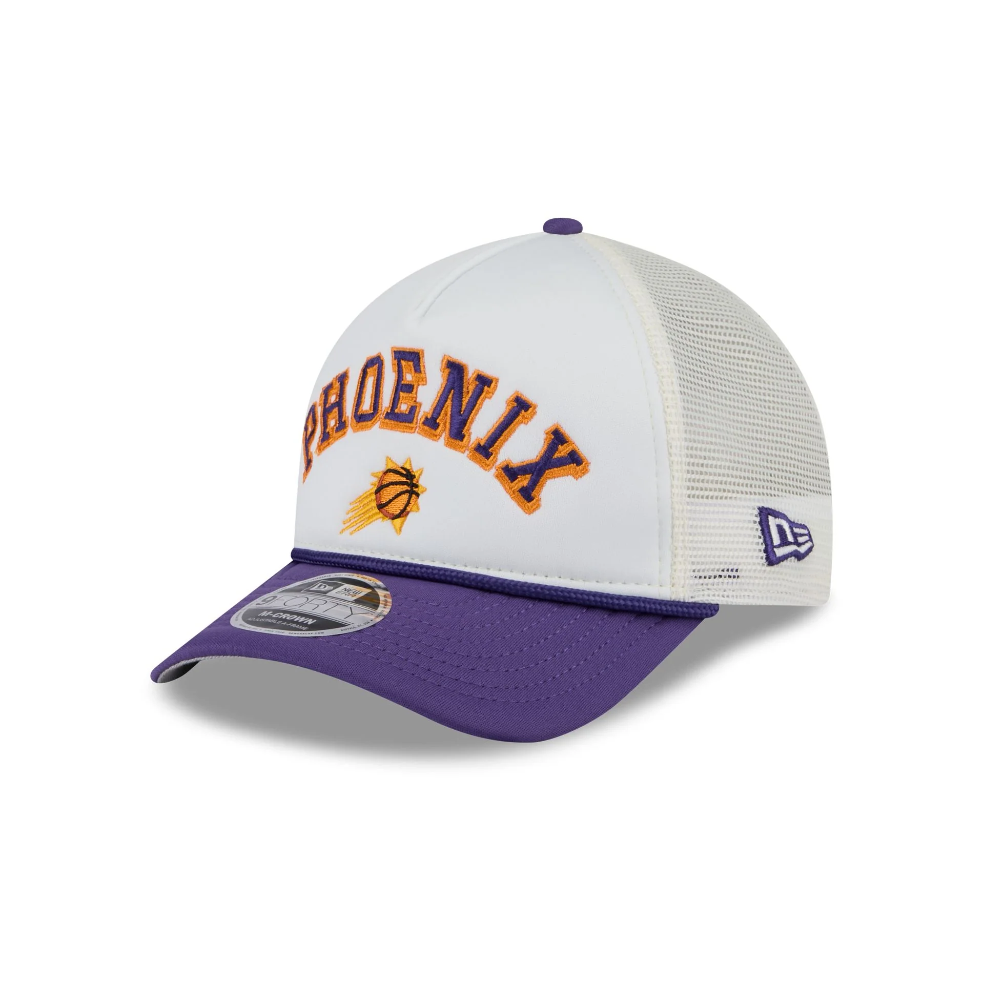 Phoenix Suns Chrome Arch 9FORTY M-Crown A-Frame Trucker Hat