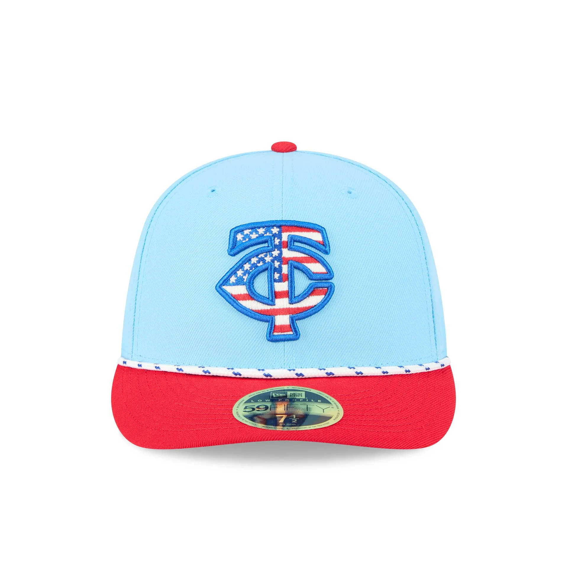 Minnesota Twins Independence Day 2025 Low Profile 59FIFTY Fitted Hat