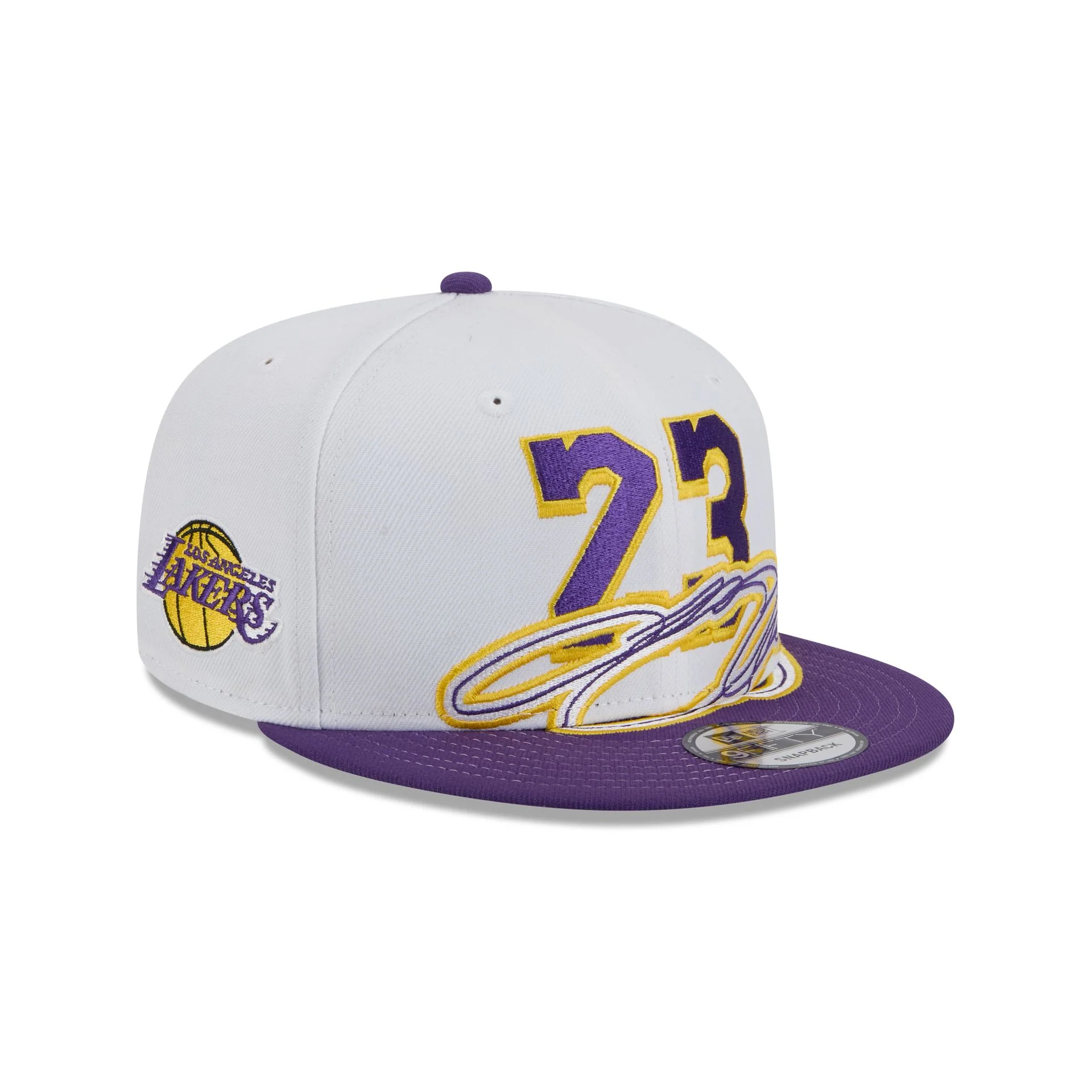 Los Angeles Lakers Lebron James Signature 9FIFTY Snapback Hat