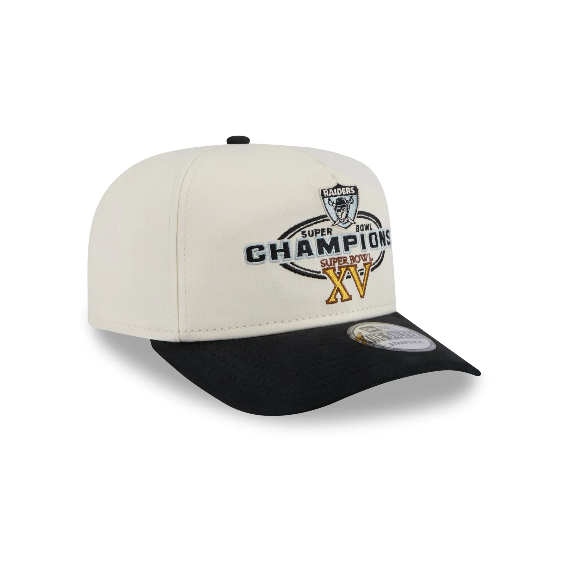 Las Vegas Raiders Chrome White Champions Golfer Hat