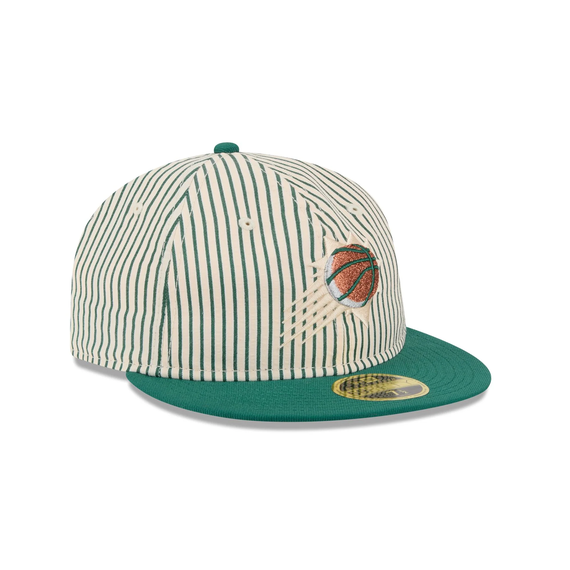 Just Caps Seersucker Phoenix Suns Retro Crown 59FIFTY Fitted Hat