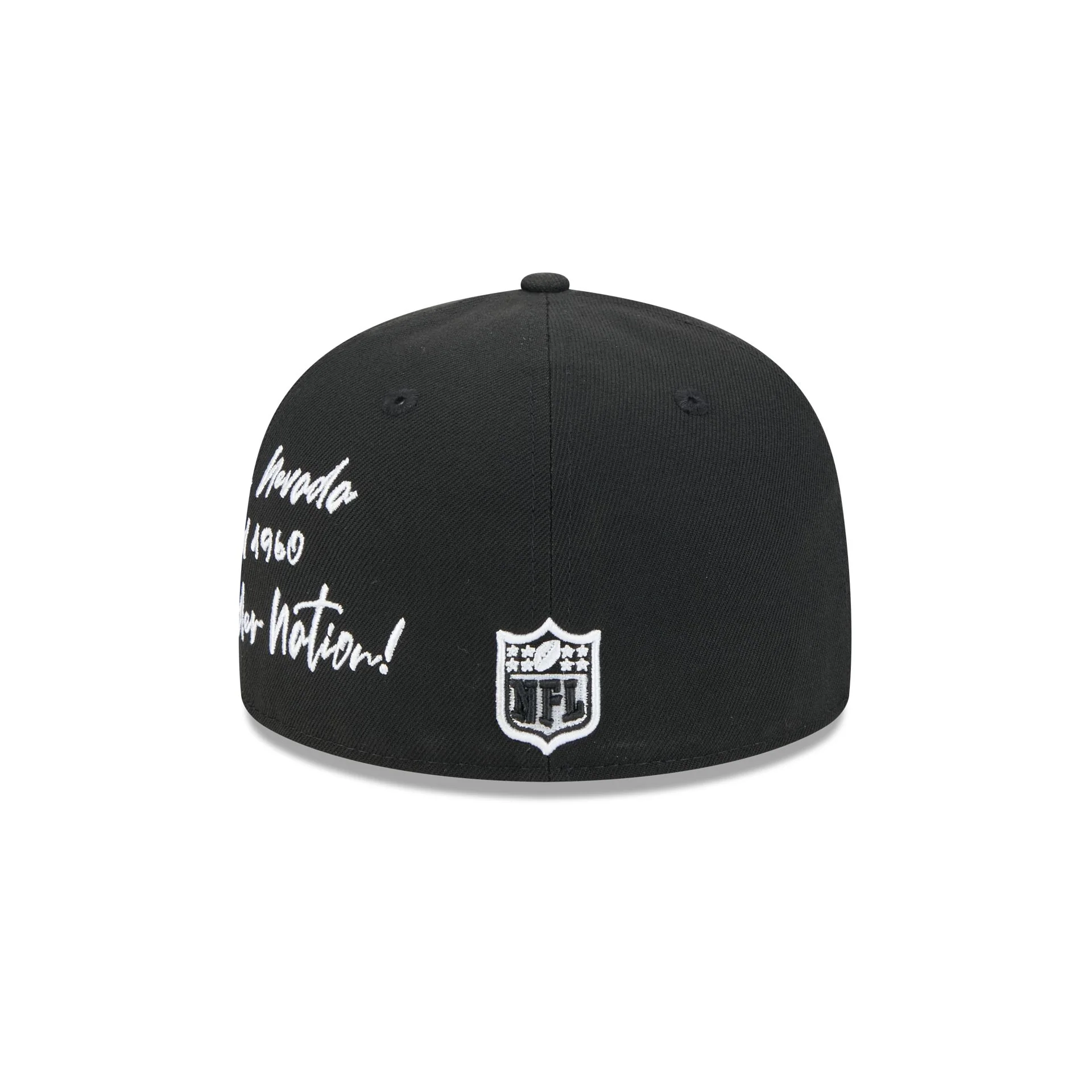 Las Vegas Raiders Team Verbiage 59FIFTY Fitted Hat
