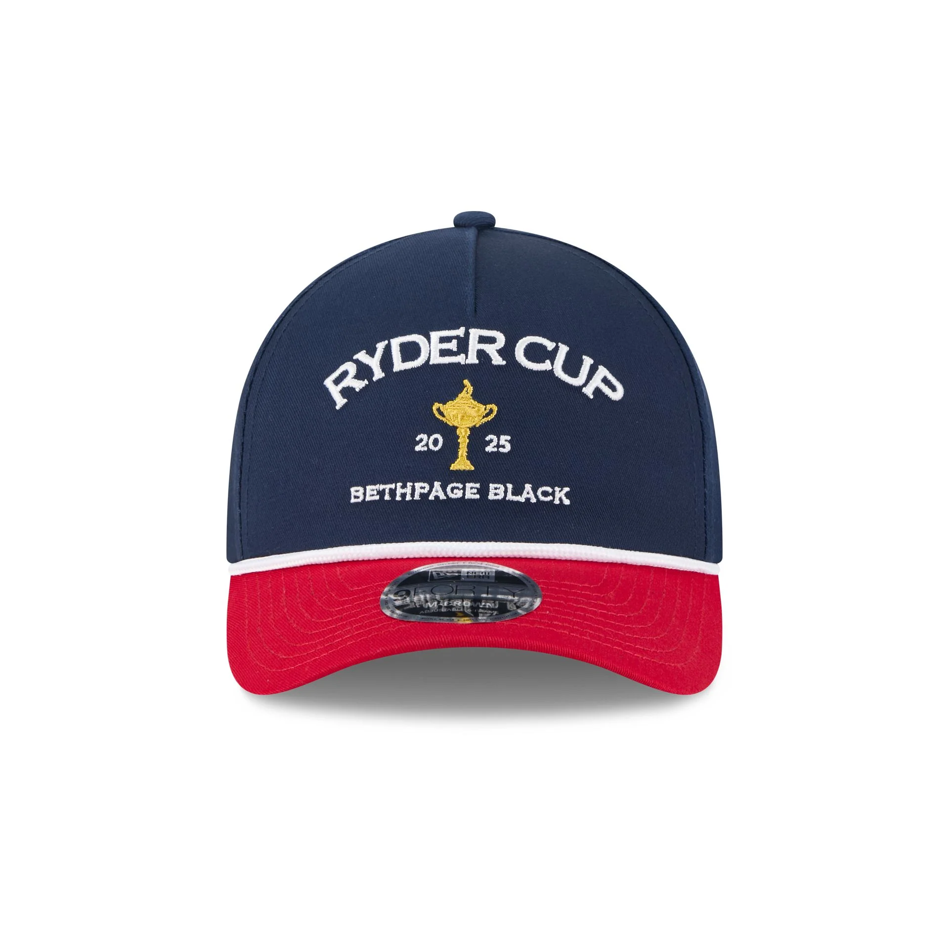 2025 Ryder Cup Two Tone Rope 9FORTY M-Crown A-Frame Snapback Hat