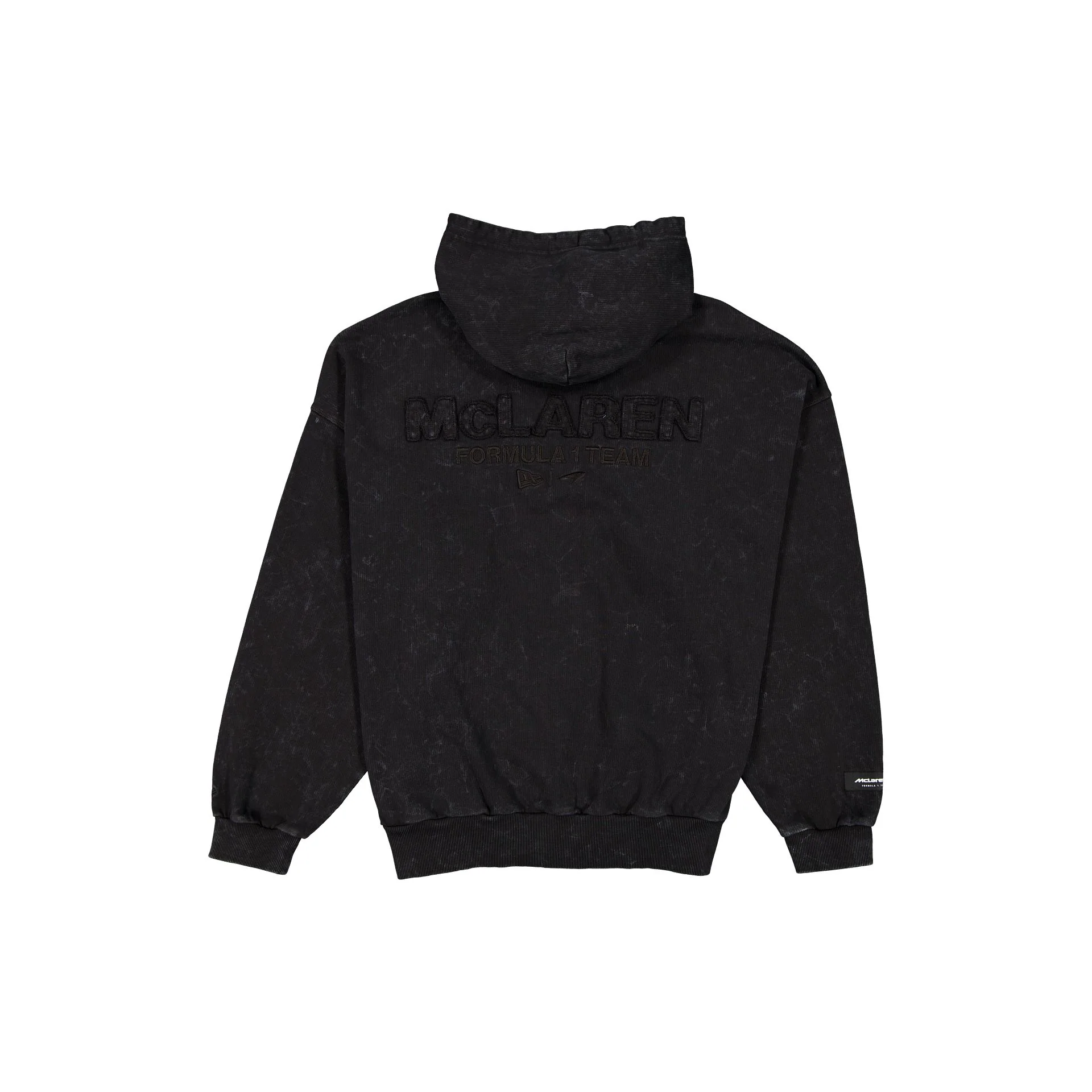 McLaren Formula 1 Team Washed Black Oversized Full-Zip Hoodie