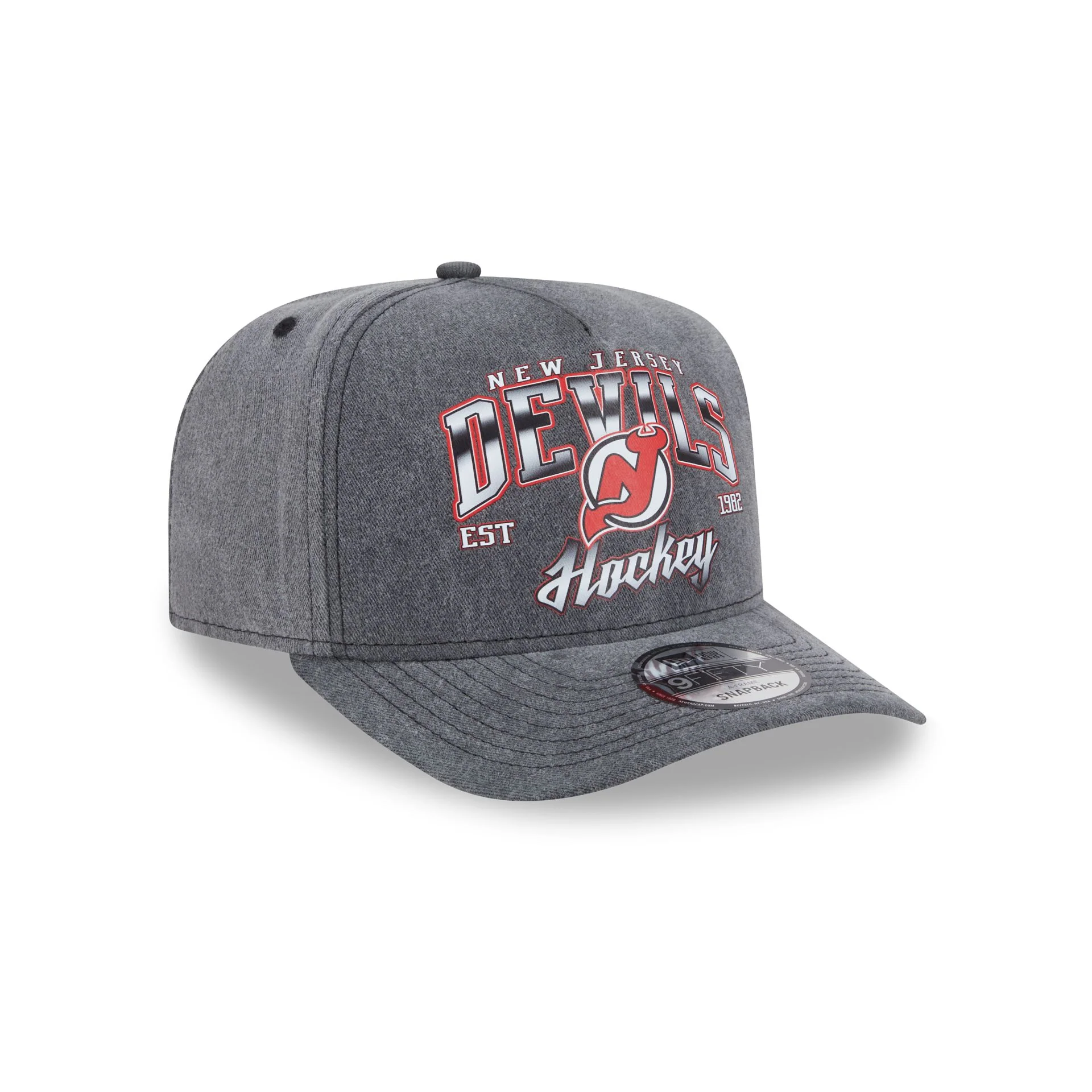 New Jersey Devils Washed 9FIFTY A-Frame Snapback Hat