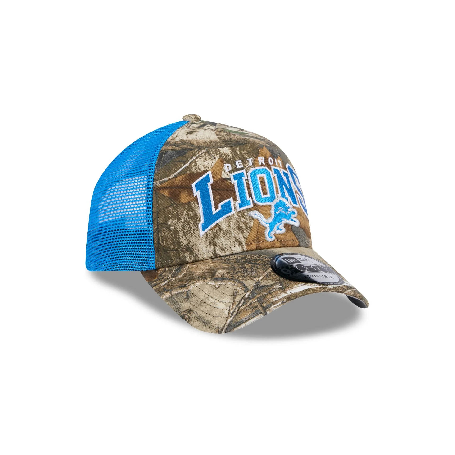 Detroit Lions Active 9FORTY A-Frame Trucker Hat