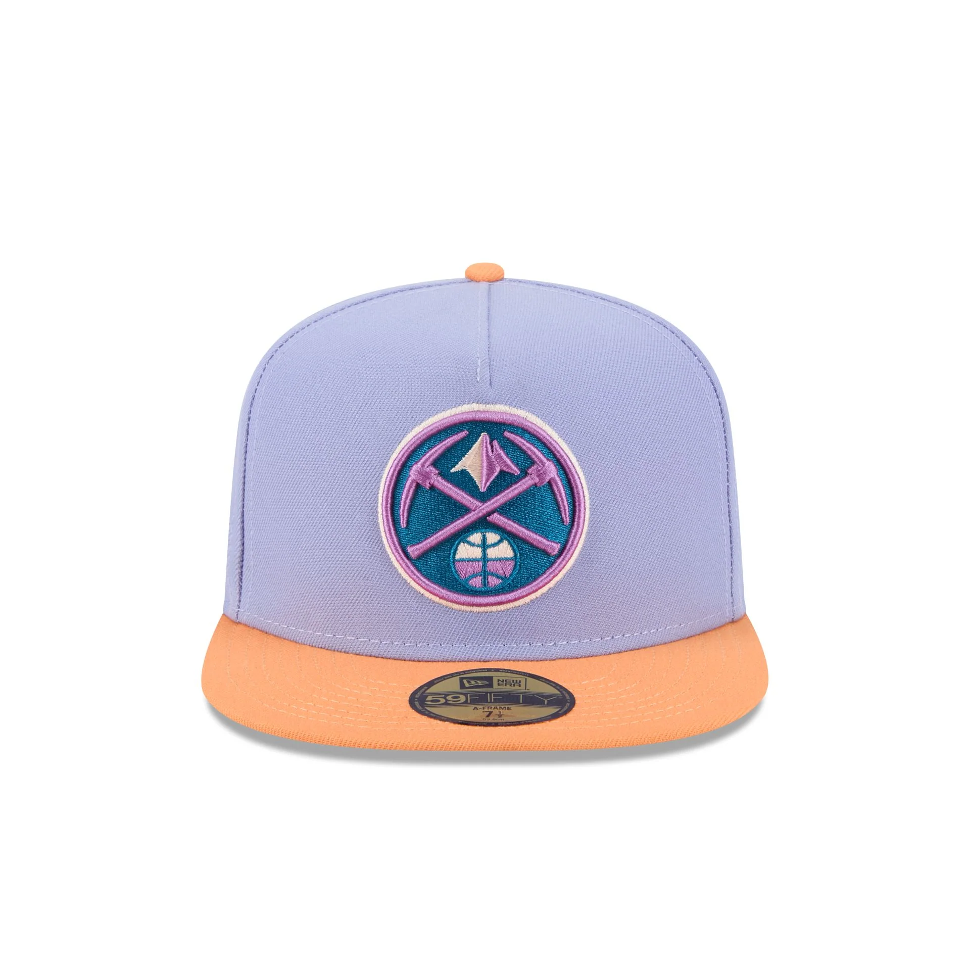 Denver Nuggets Lavender 59FIFTY A-Frame Fitted Hat