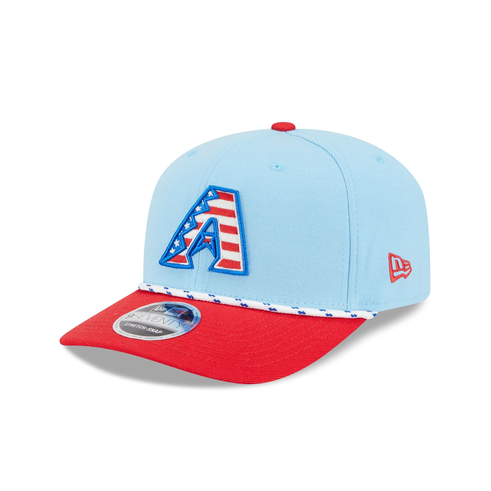Arizona Diamondbacks Independence Day 2025 9SEVENTY Stretch-Snap Hat