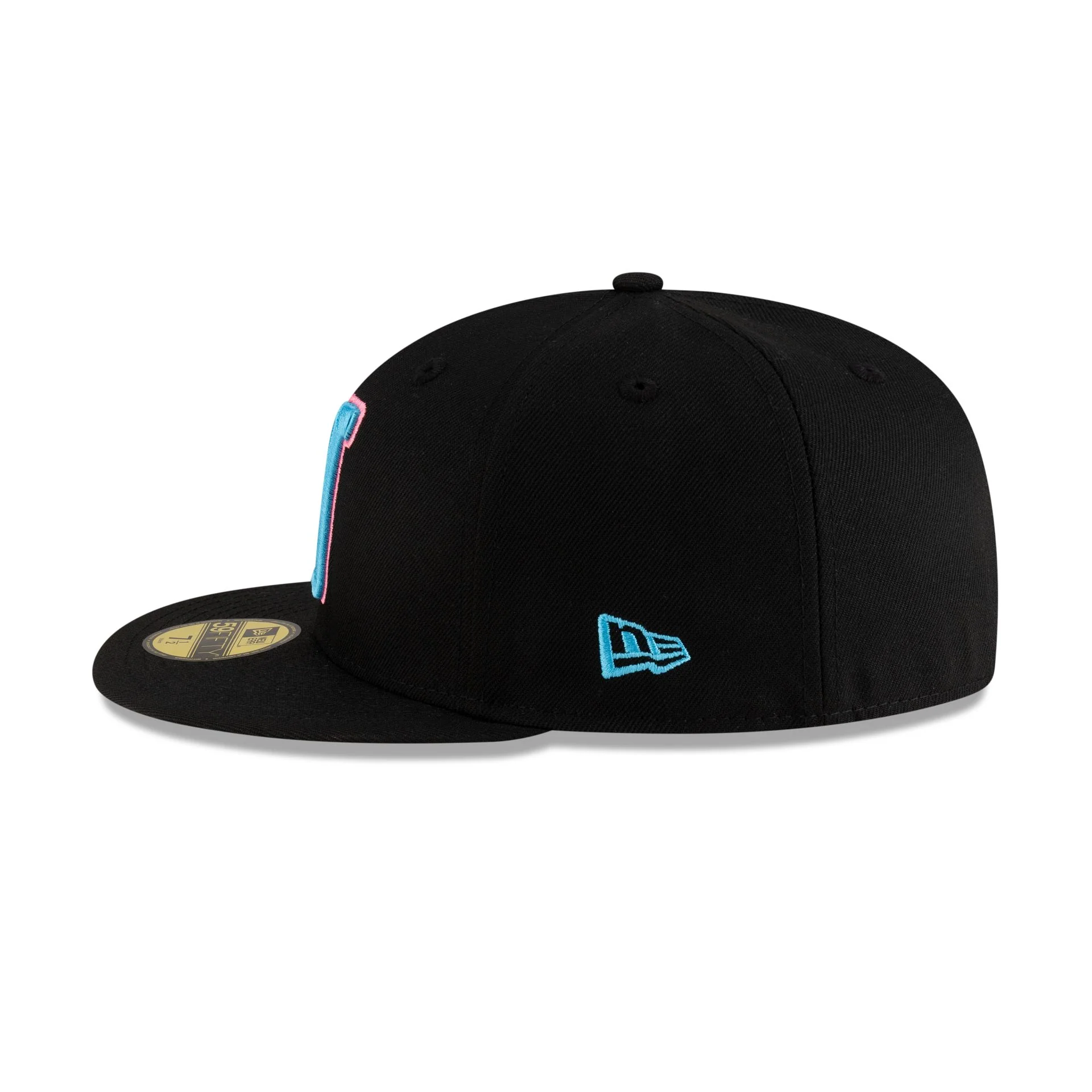 Club Tigres UANL Black Neon 59FIFTY Fitted Hat
