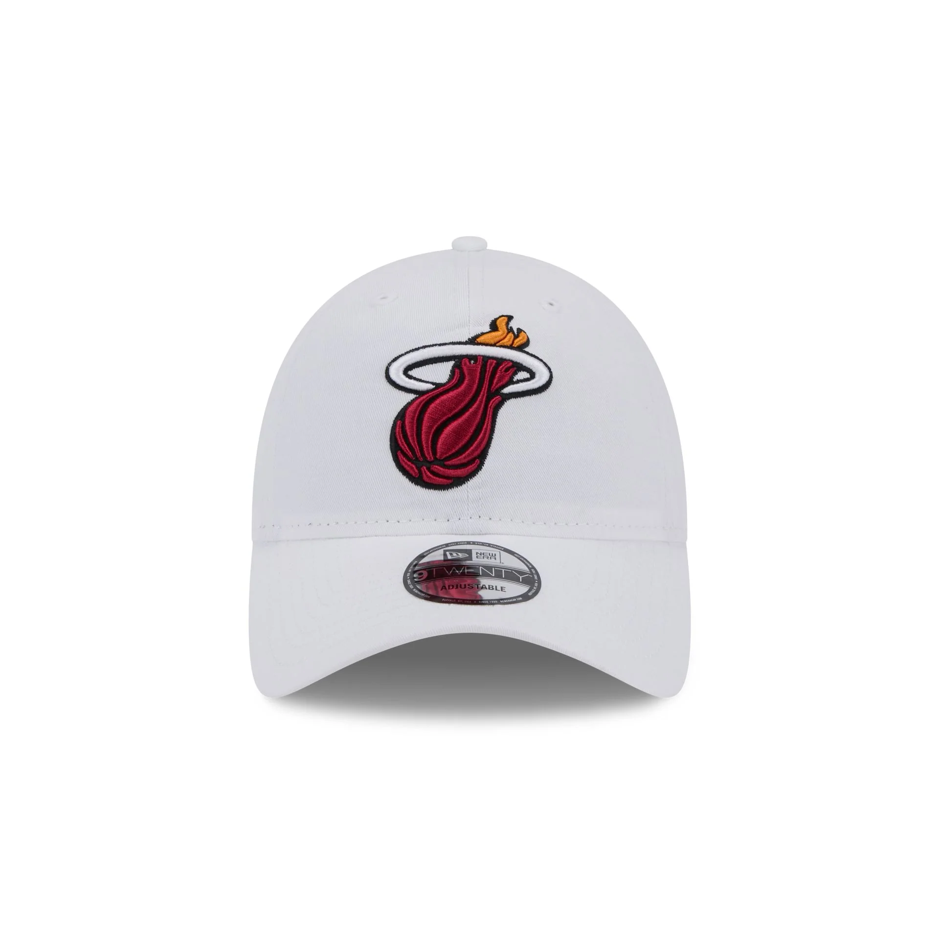 Miami Heat White 9TWENTY Adjustable Hat