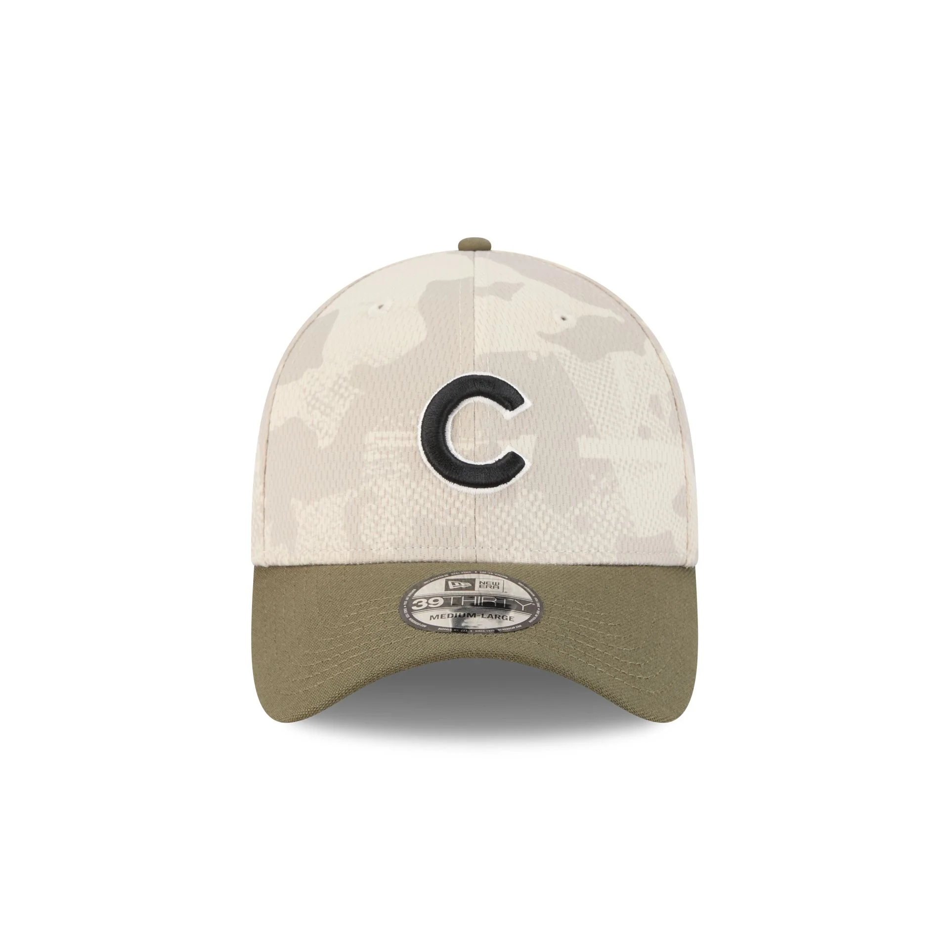 Chicago Cubs Armed Forces Day 2025 39THIRTY Stretch Fit Hat