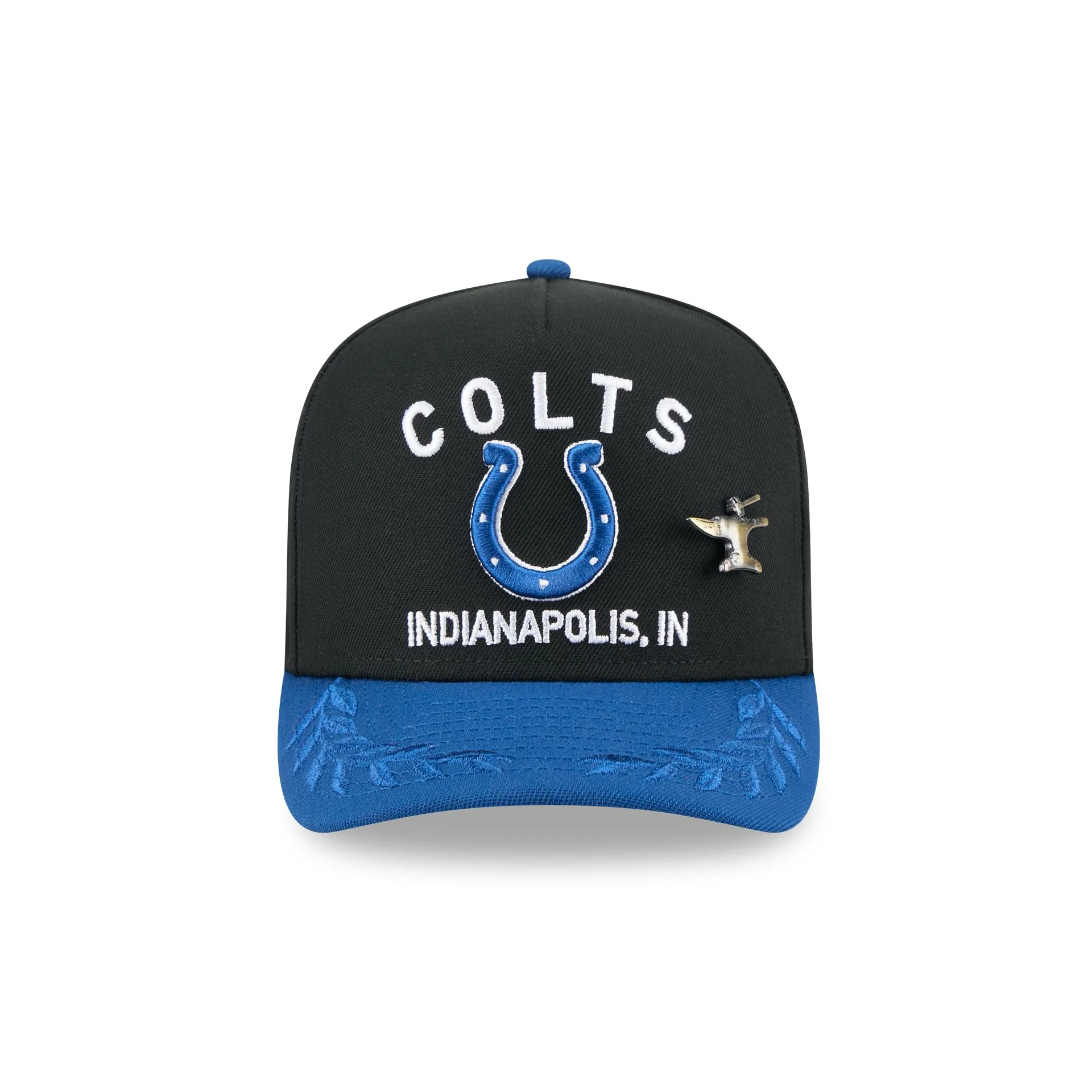 Indianapolis Colts 2025 Draft Black 59FIFTY A-Frame Fitted Hat