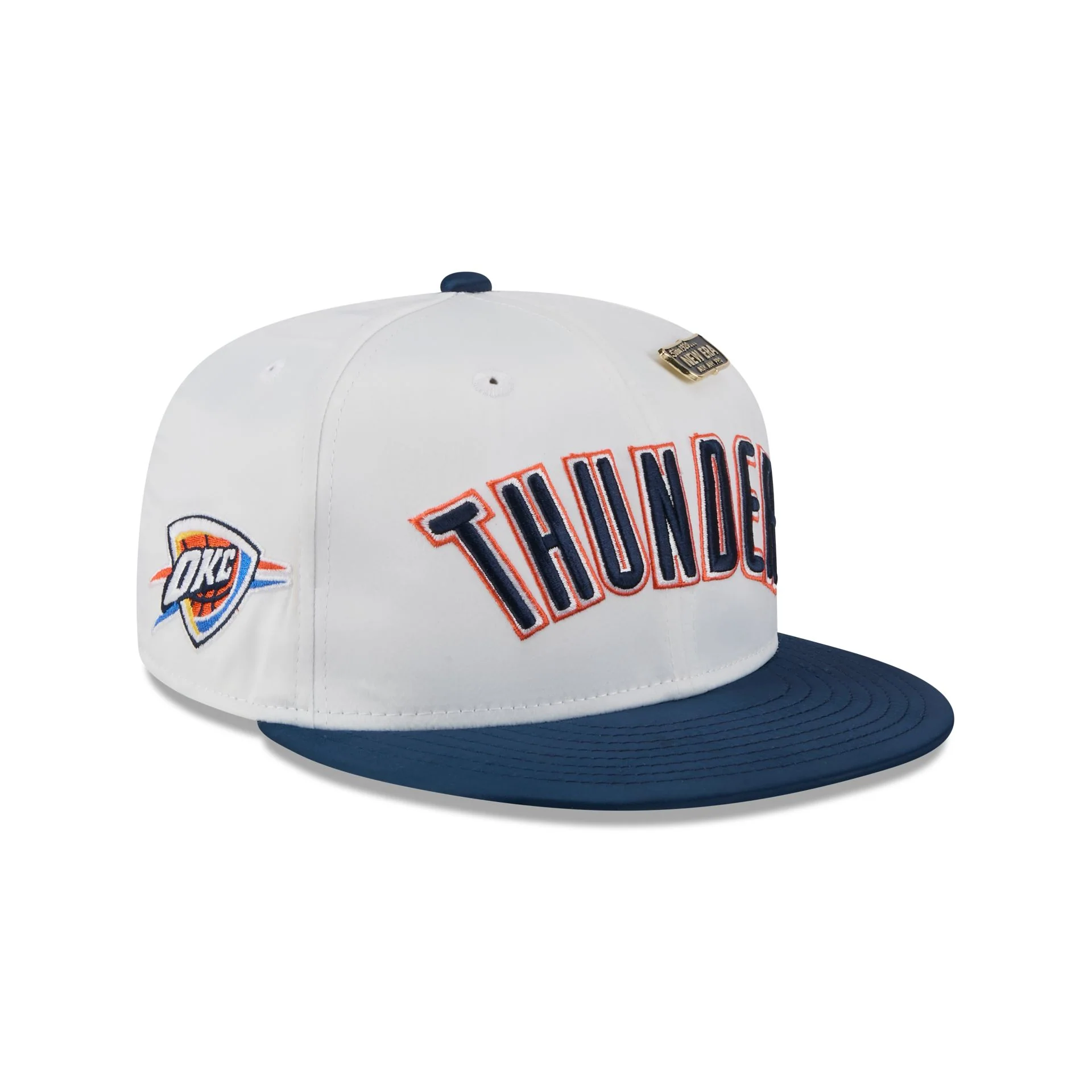 Oklahoma City Thunder Spring Satin 59FIFTY Fitted Hat
