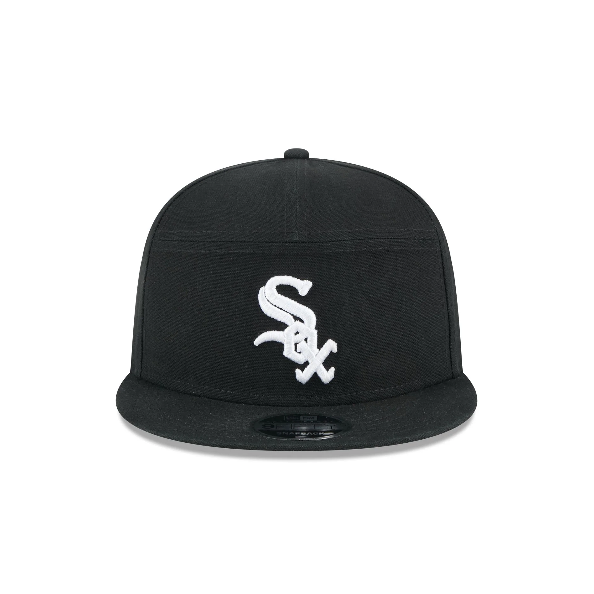Chicago White Sox Cotton Canvas Split Panel 9FIFTY Trucker Hat
