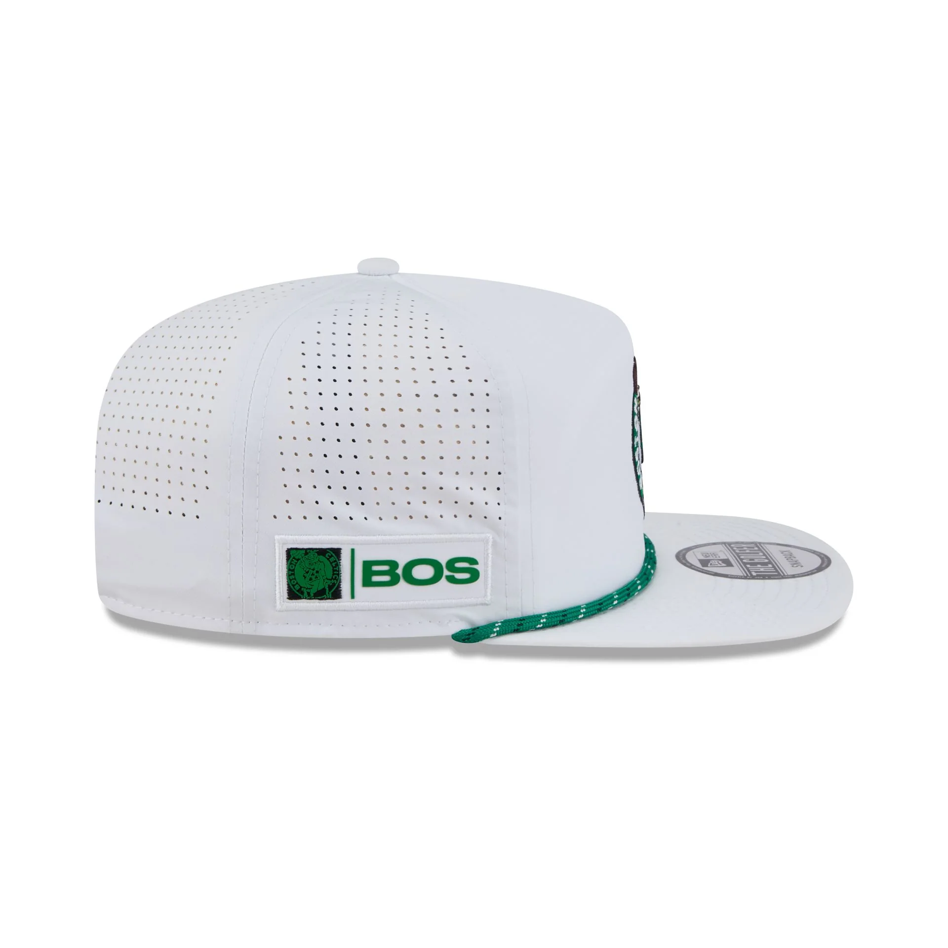 Boston Celtics Optic White Performance Rope Golfer Hat